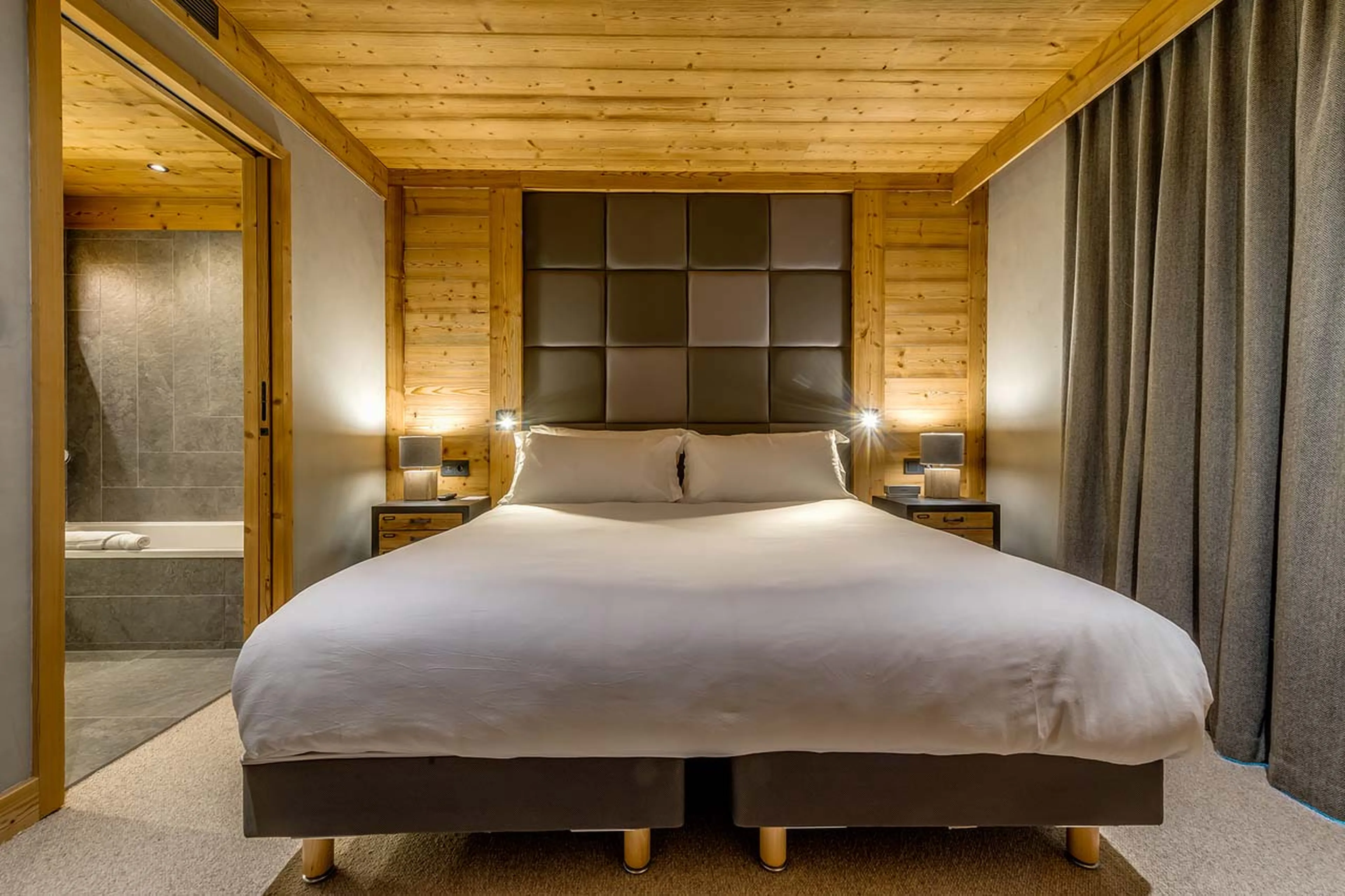 Bedroom one at Apartment Tournesol in Val d'Isere