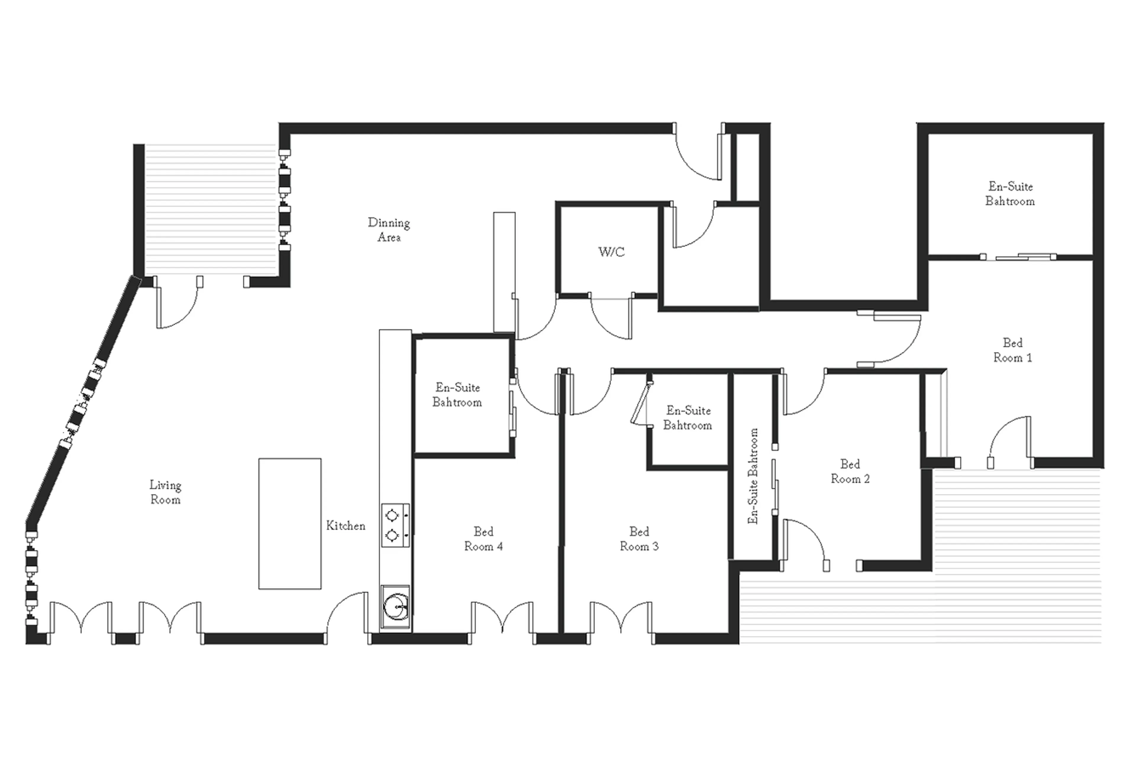 Floor plan of Apartment Tournesol in Val d'Isere