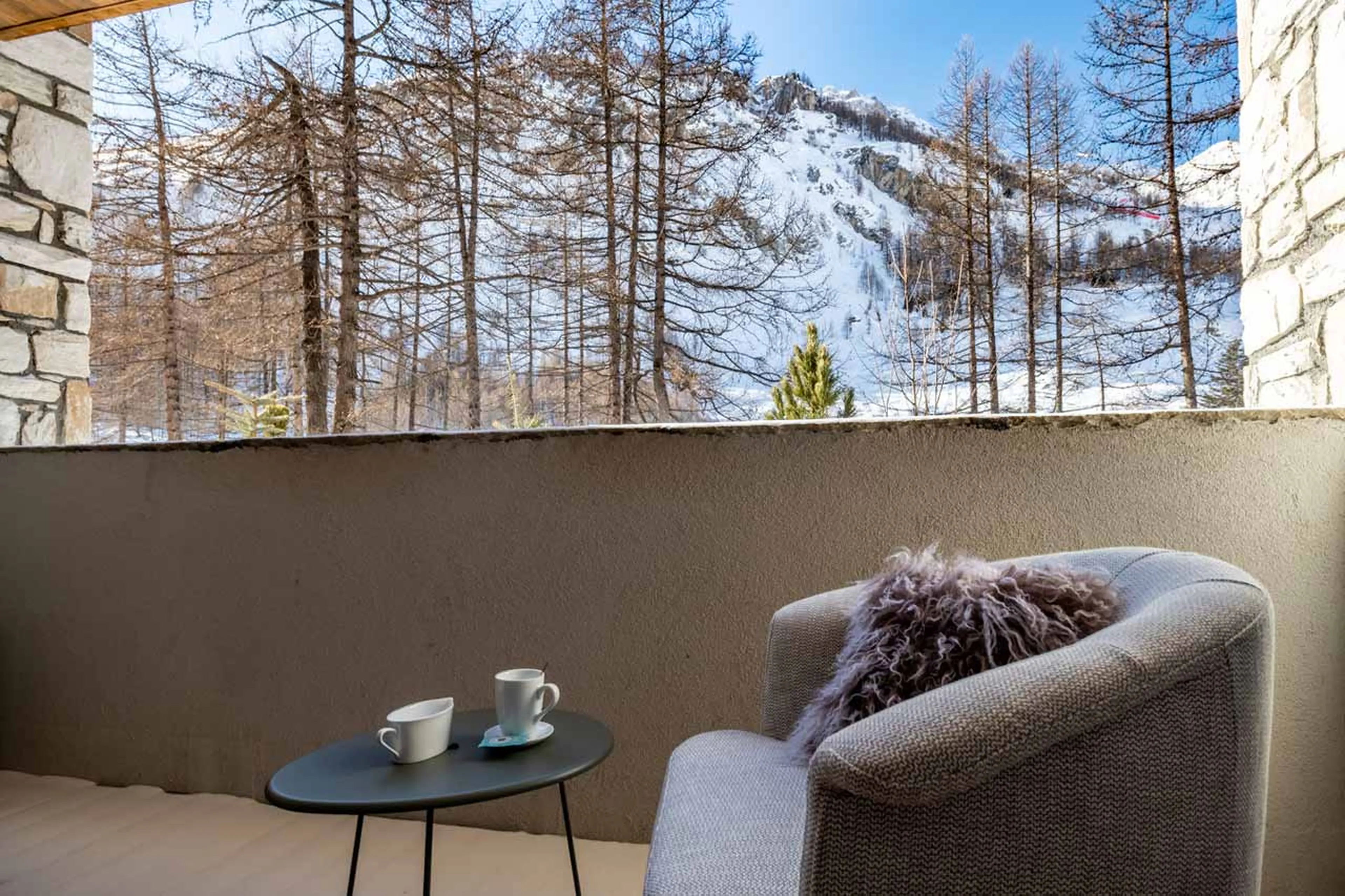 Balcony of Apartment Vail Lodge A01 in Val d'Isere