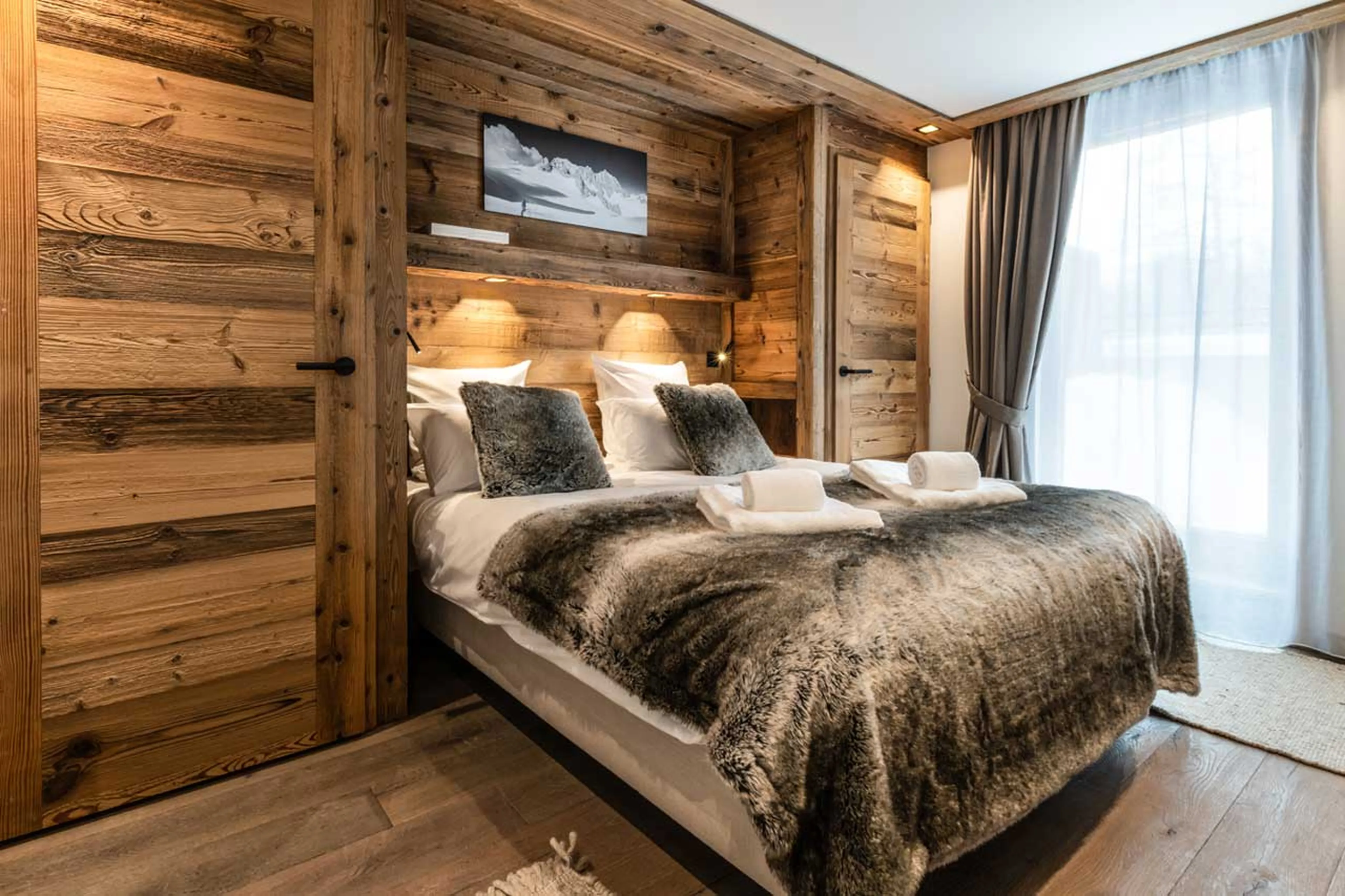 Bedroom three at Apartment Vail Lodge A22 in Val d'Isere