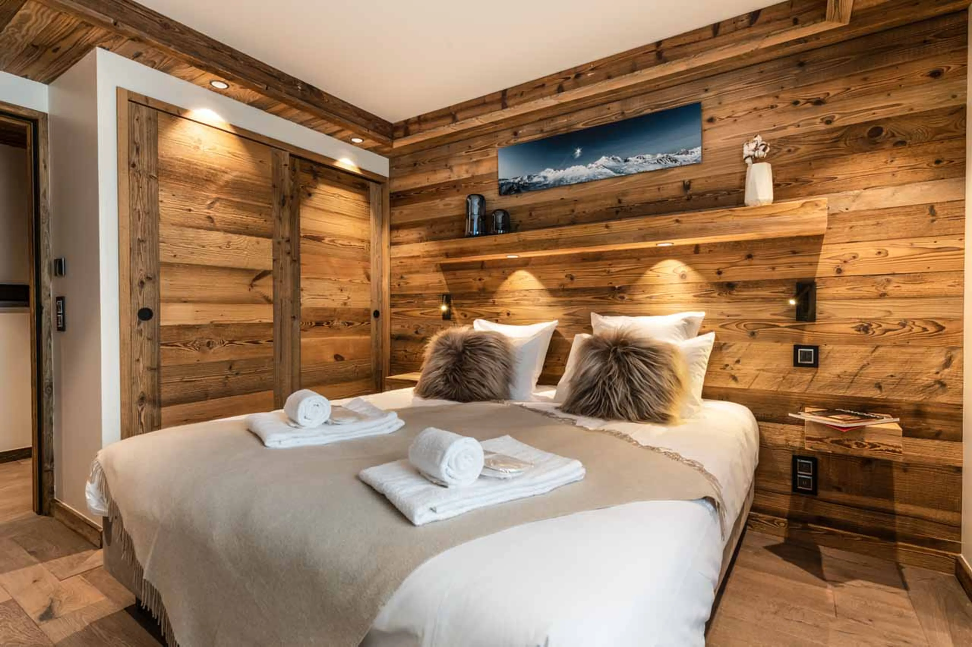 Bedroom 3 at Vail Lodge Apartment B12, Val d'Isere