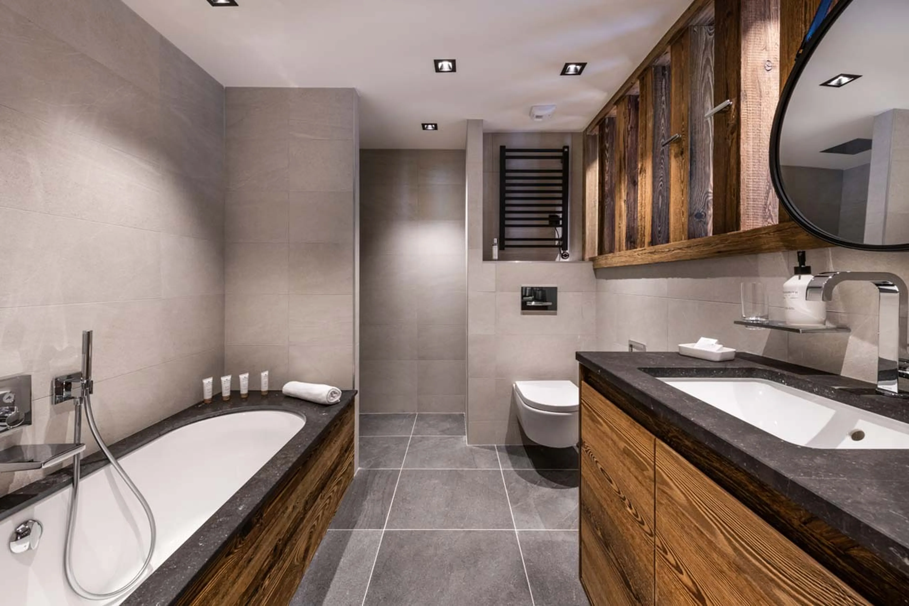 Bathroom one at Apartment Vail Lodge B32 in Val d'Isere