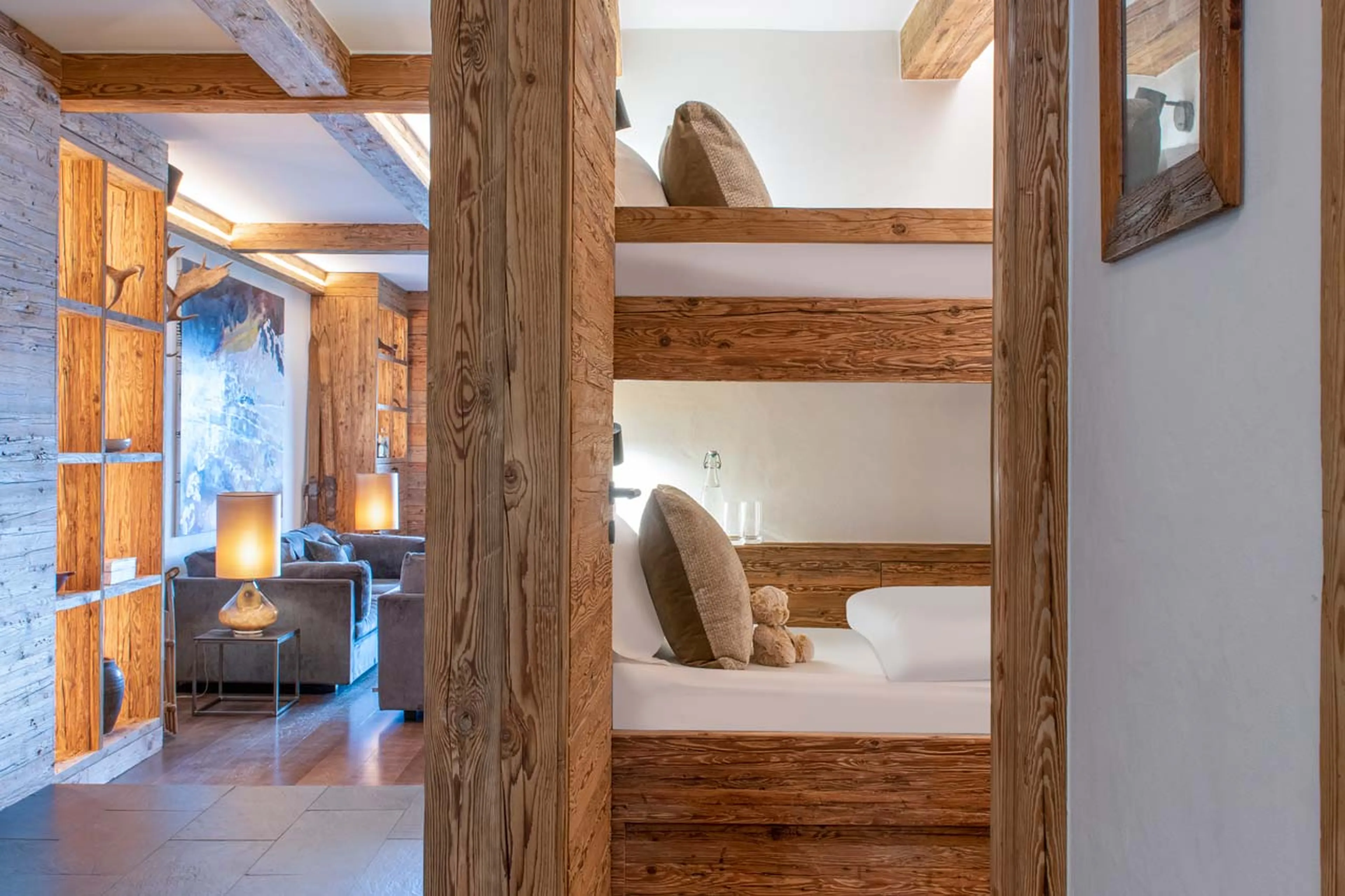 Bunk bedroom in Apartment Victoria 111 in Verbier