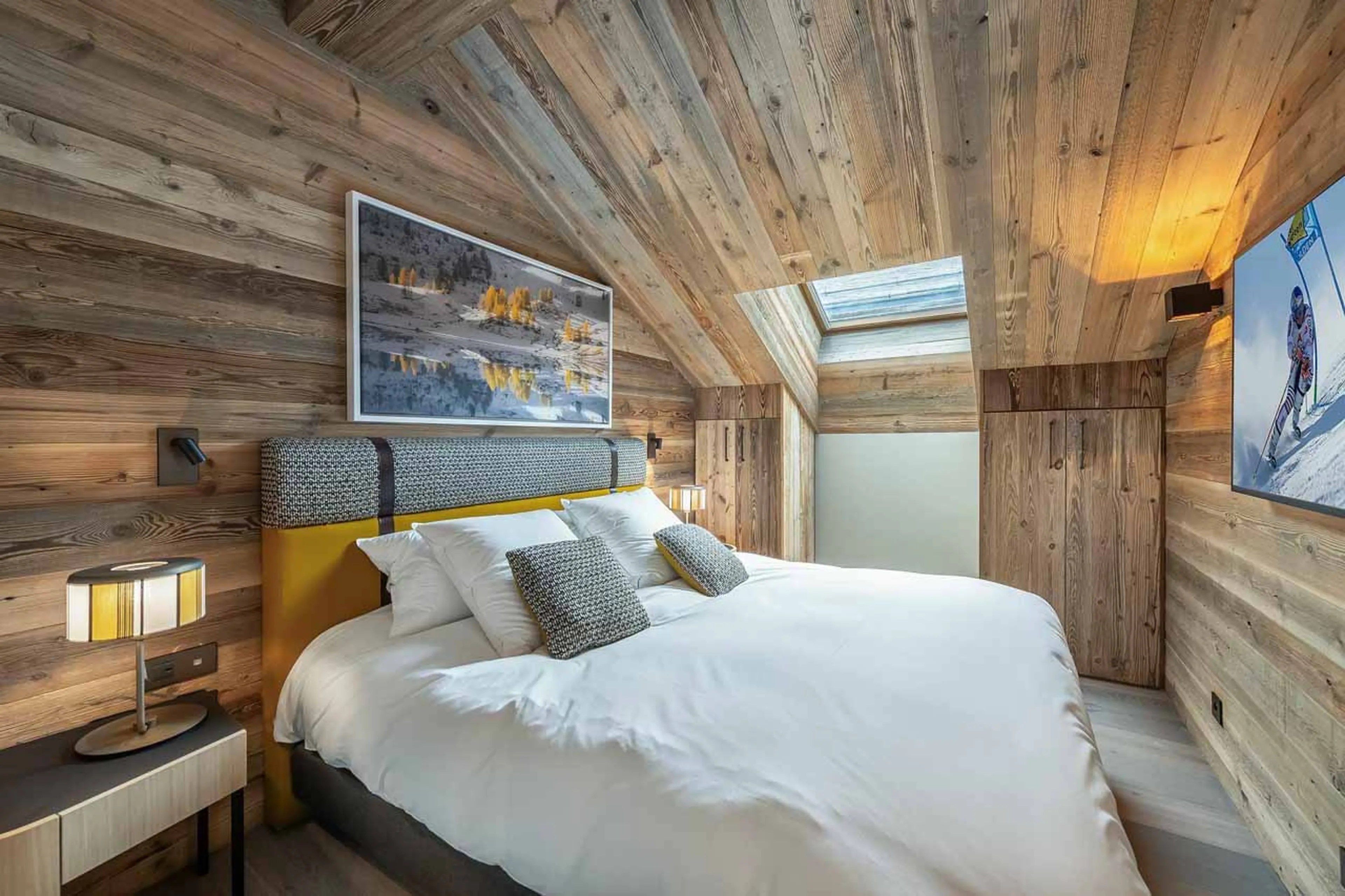 Bedroom three at Apartment Village de l'Orée 405 in Meribel