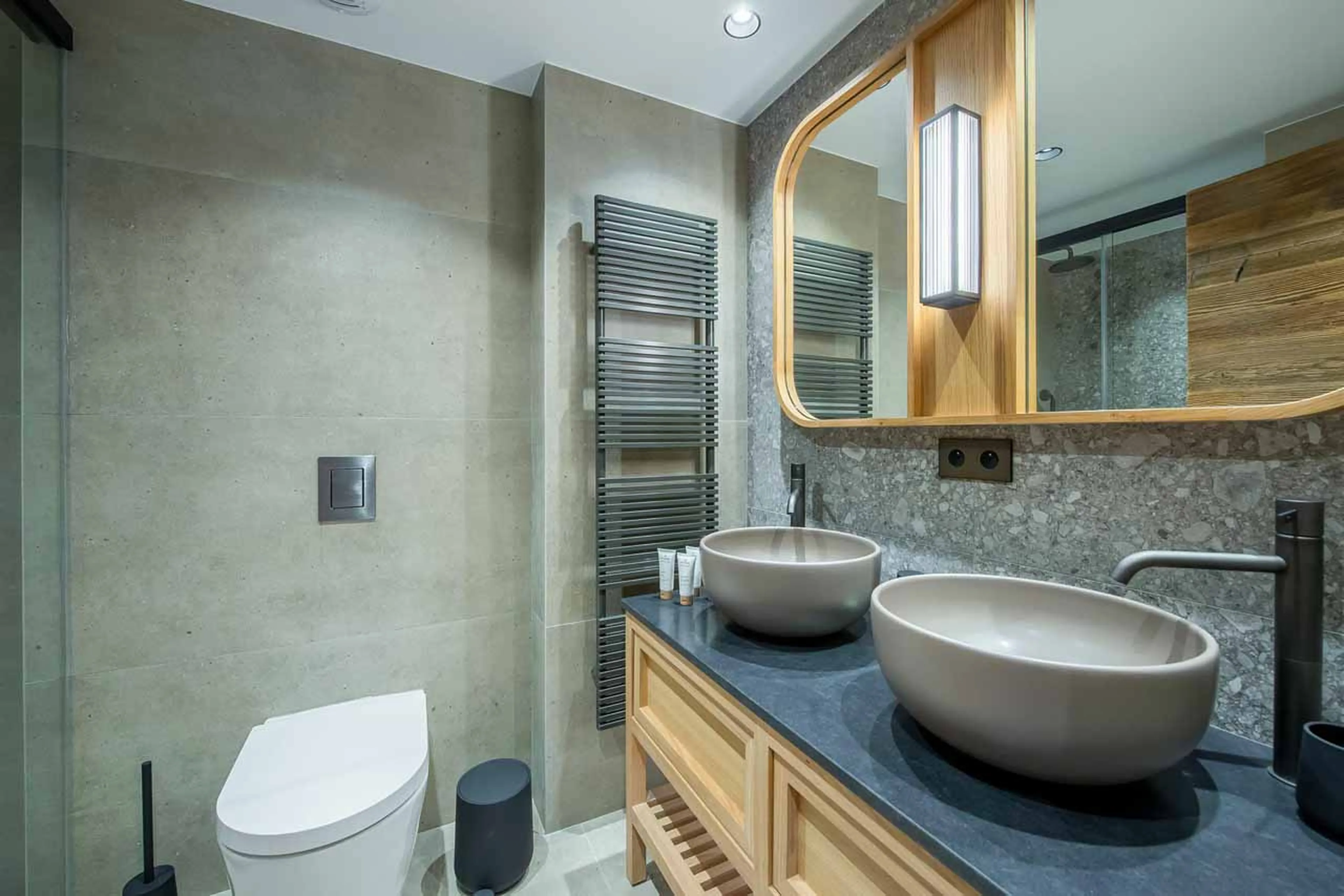 Shower room four at Apartment Village de l'Orée 405 in Meribel