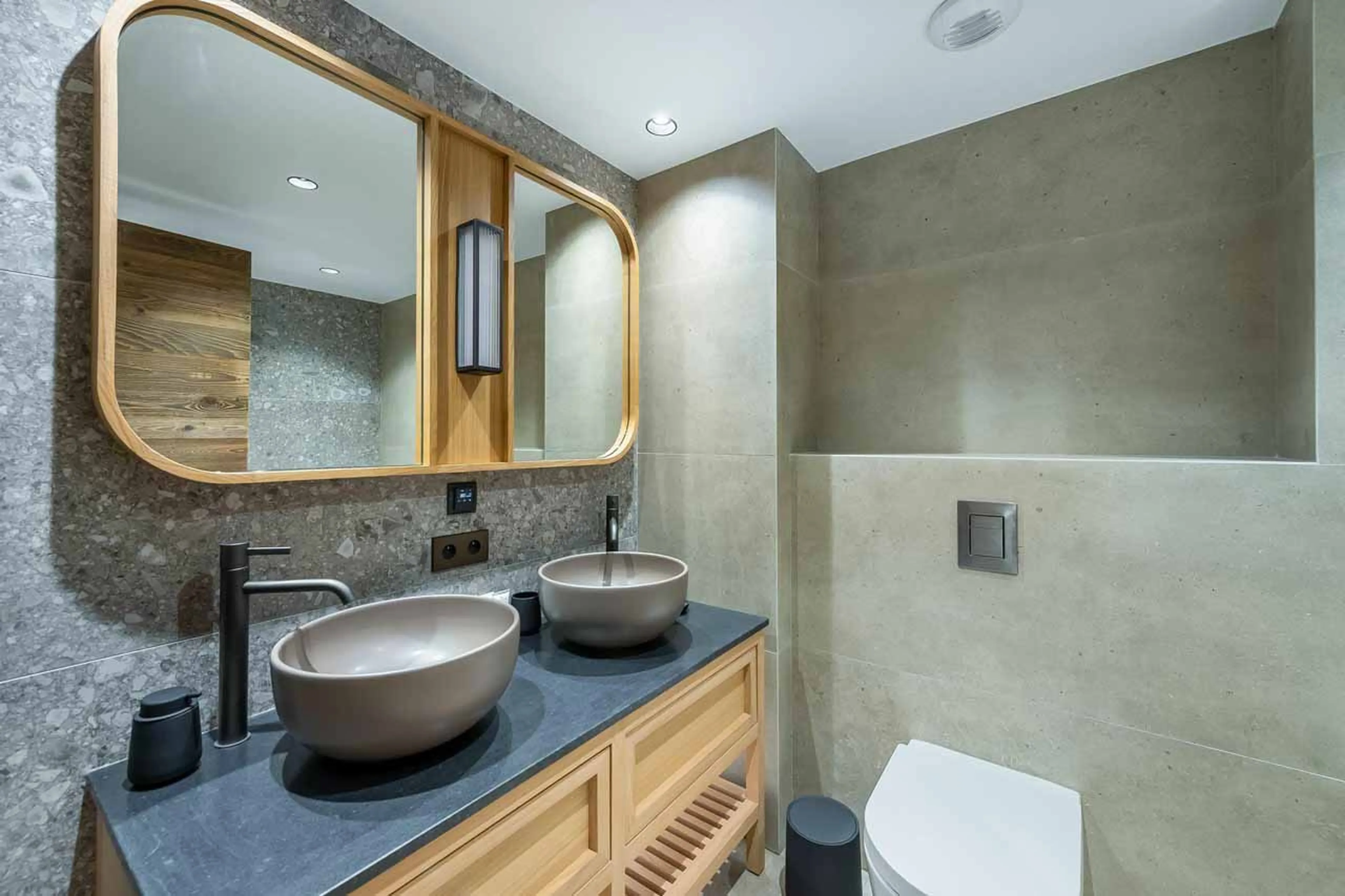 Shower room five at Apartment Village de l'Orée 405 in Meribel