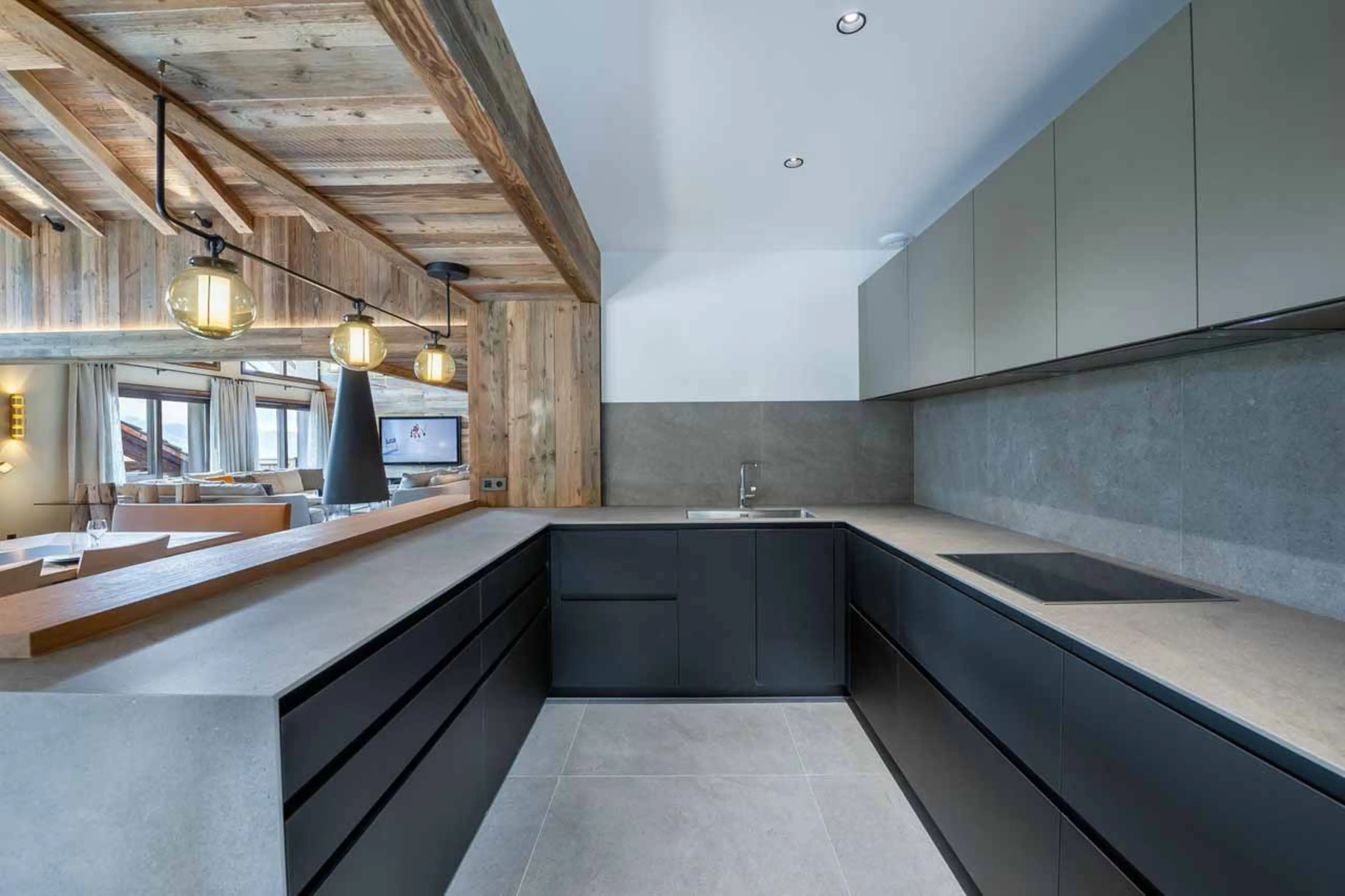 Kitchen at Apartment Village de l'Orée 405 in Meribel