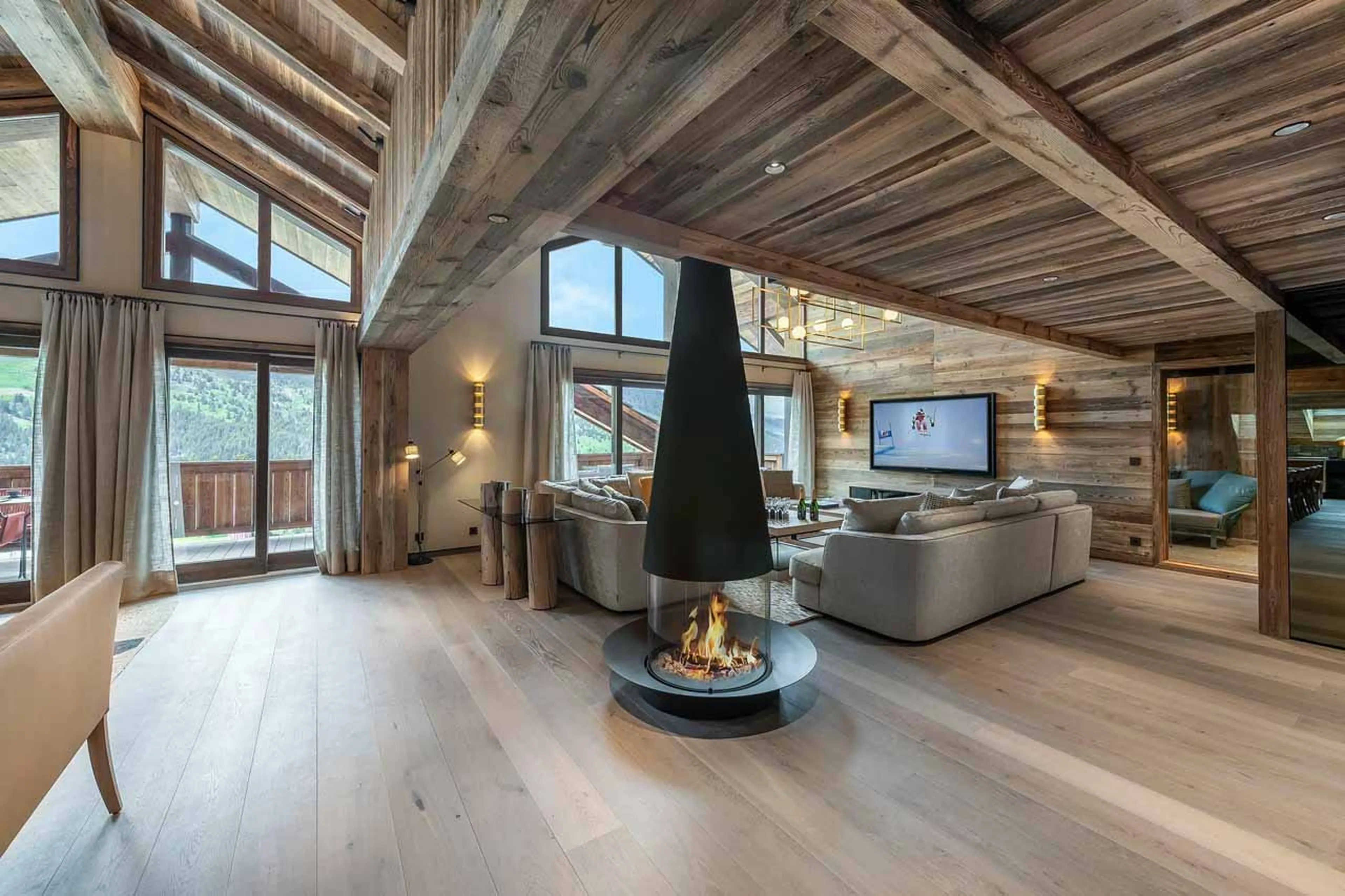 Access to balcony at Apartment Village de l'Orée 405 in Meribel