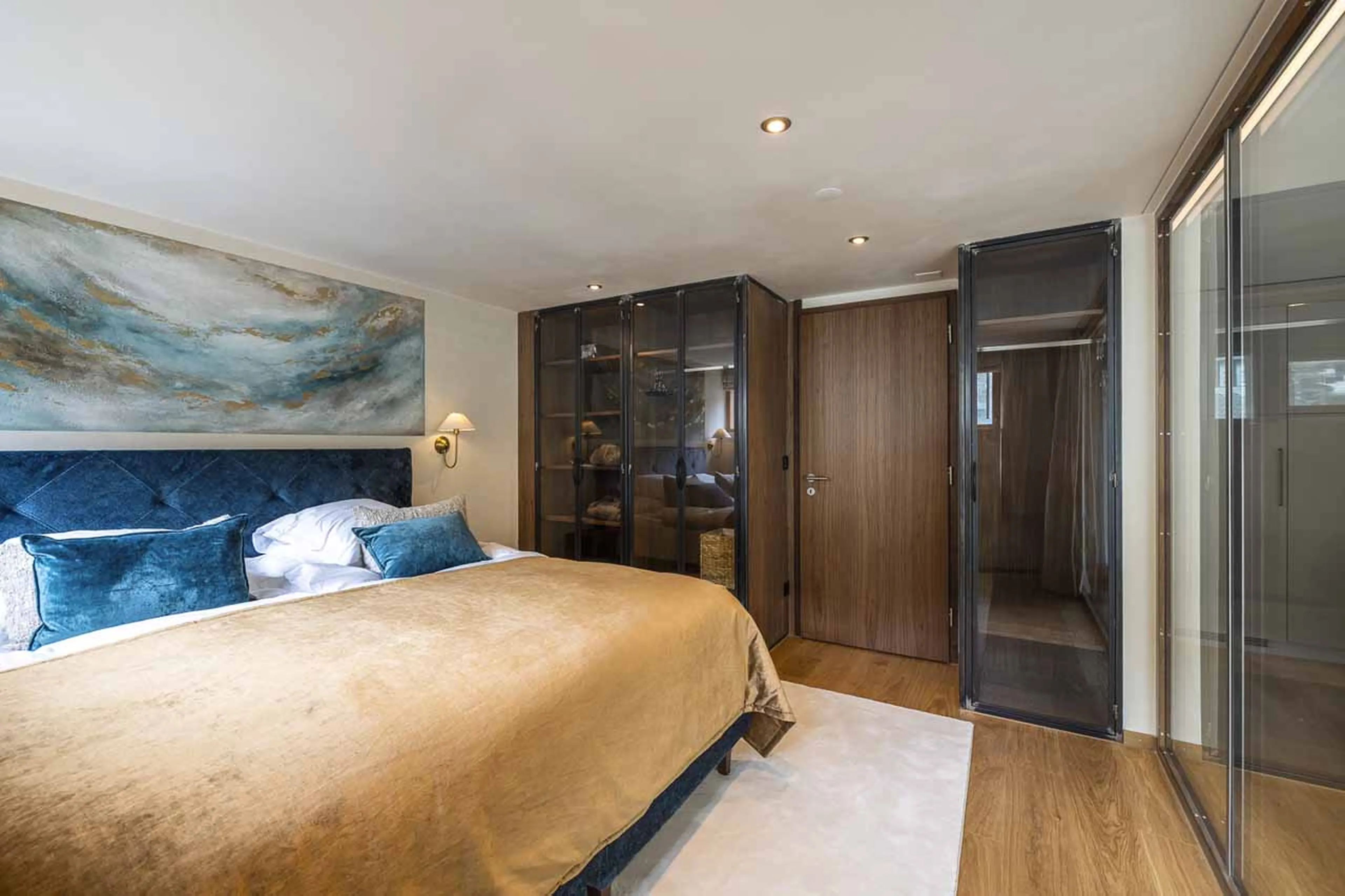 Bedroom 1 at Apartment Wild Heart in Zermatt