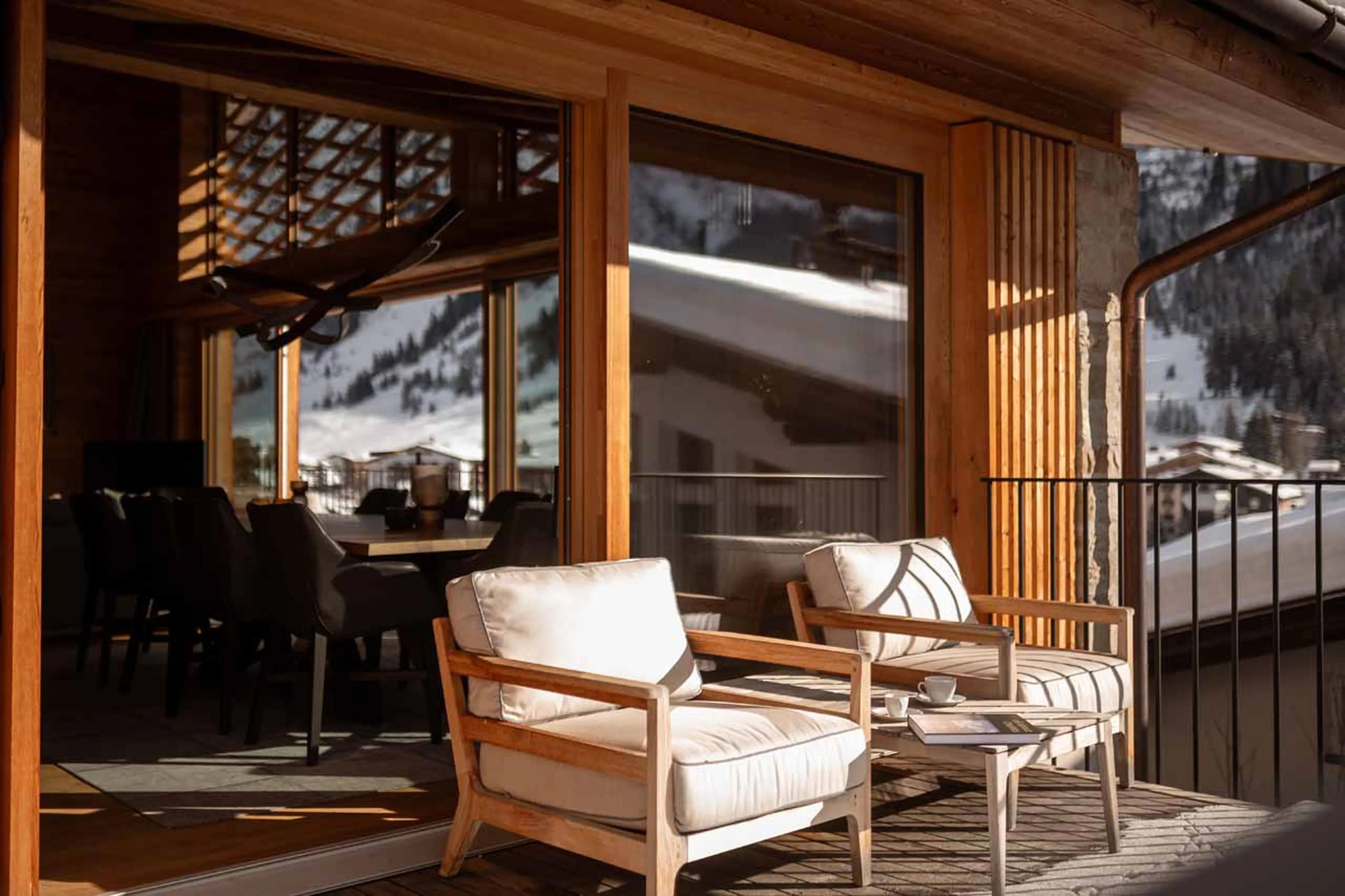Balcony at Arla Grand Alpine Home in Lech