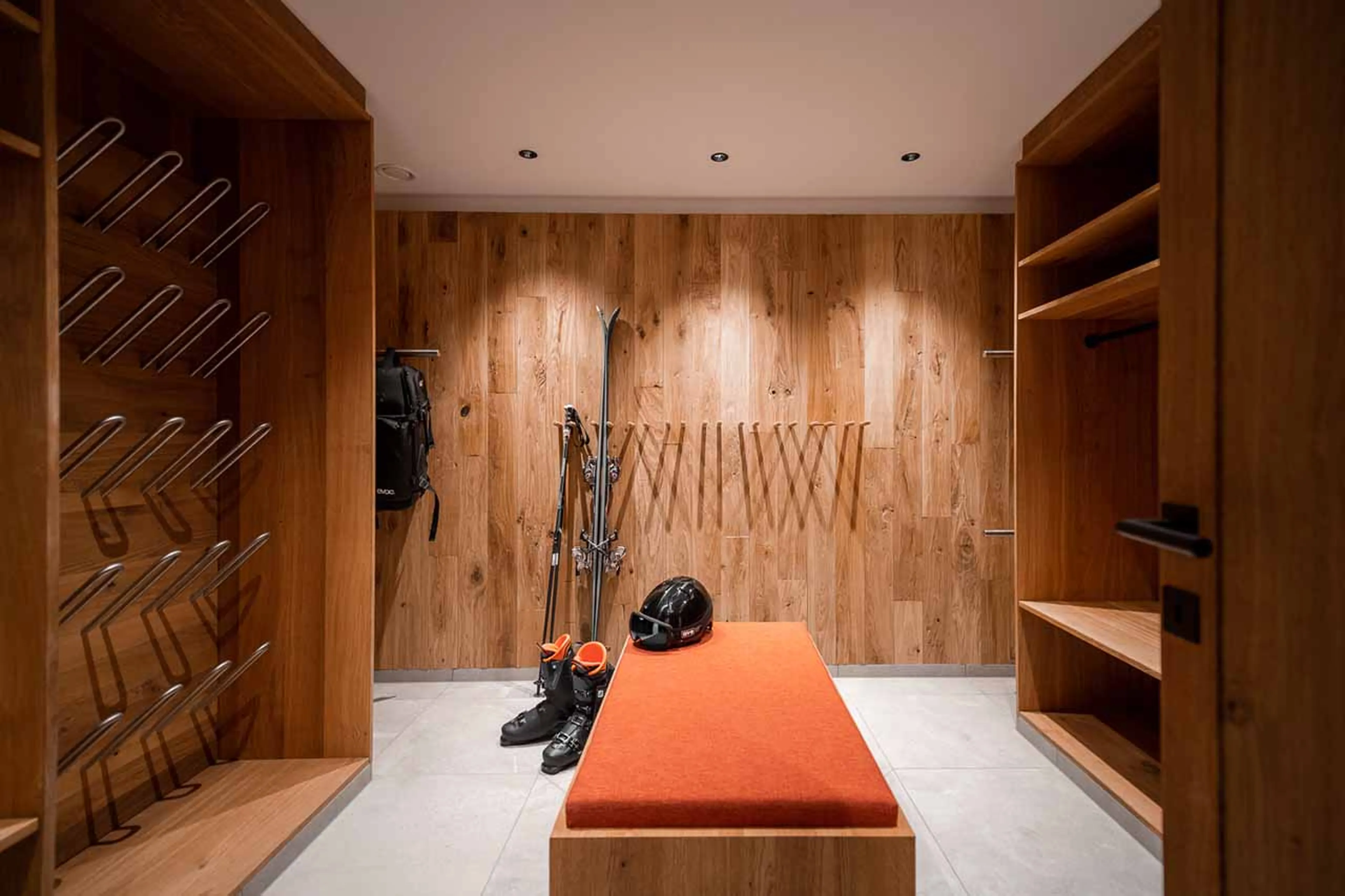 Ski room at Arla Luxury Home in Lech