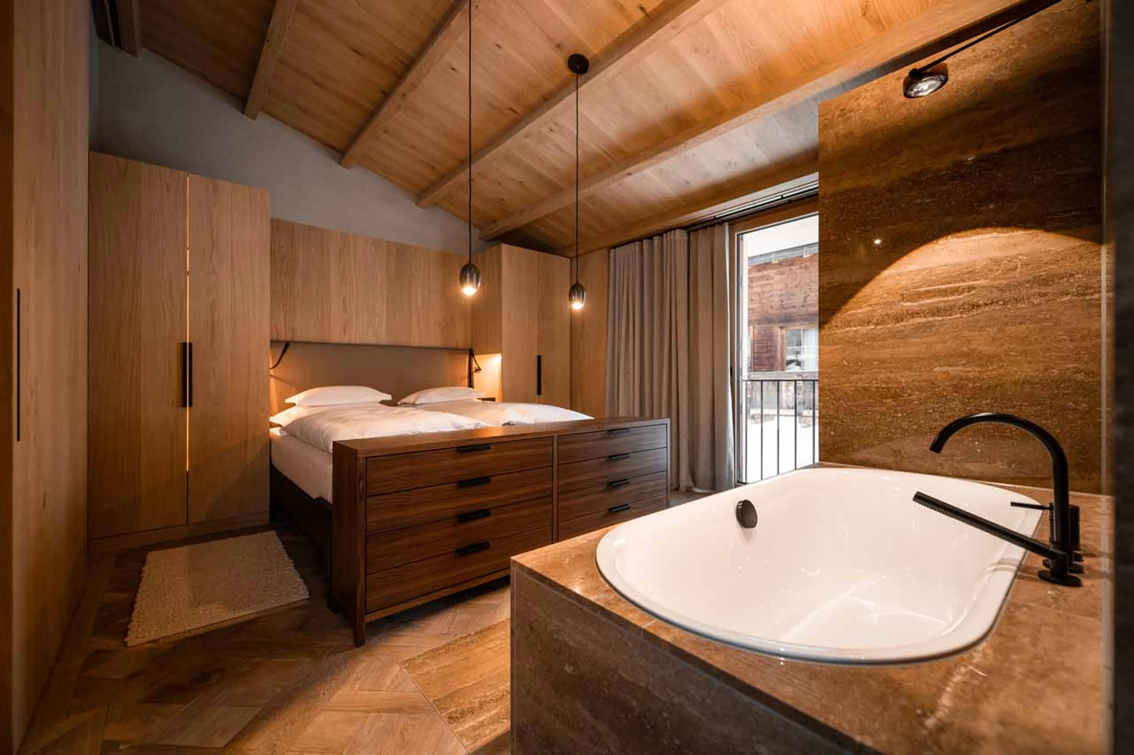 Bedroom 1 at Arla Vintage Suite in Lech