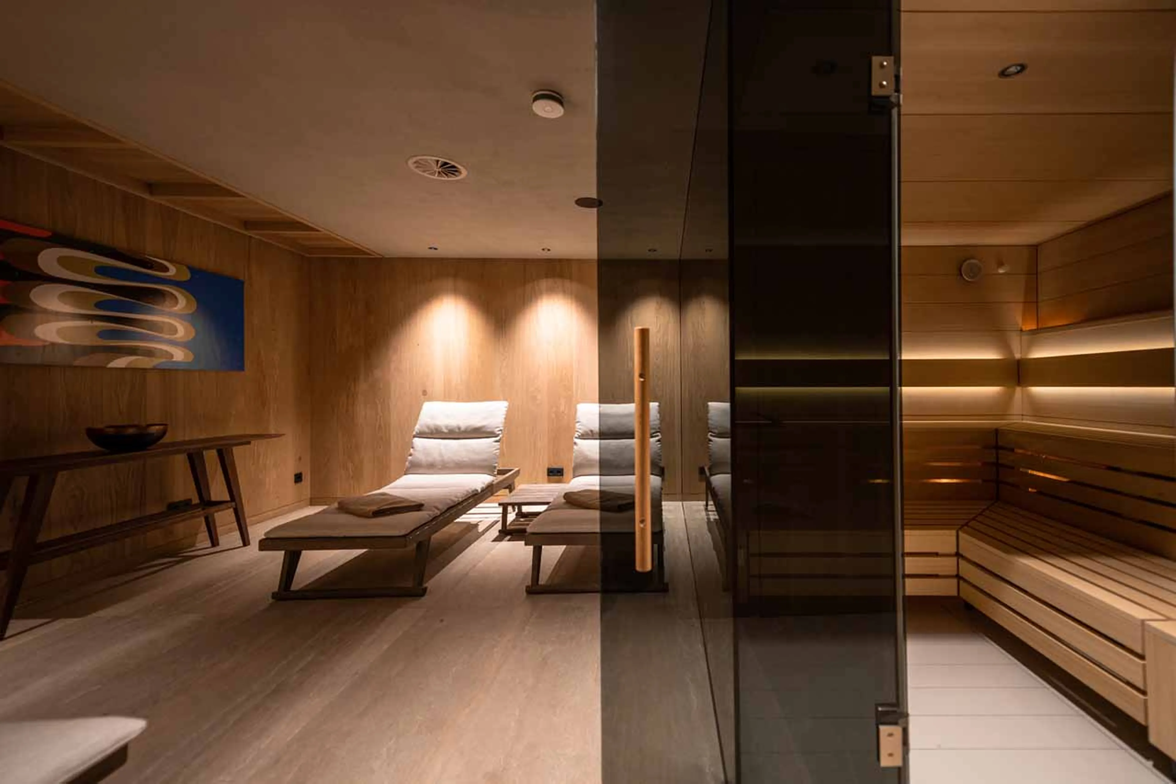 Shared spa at Arla Vintage Suite in Lech