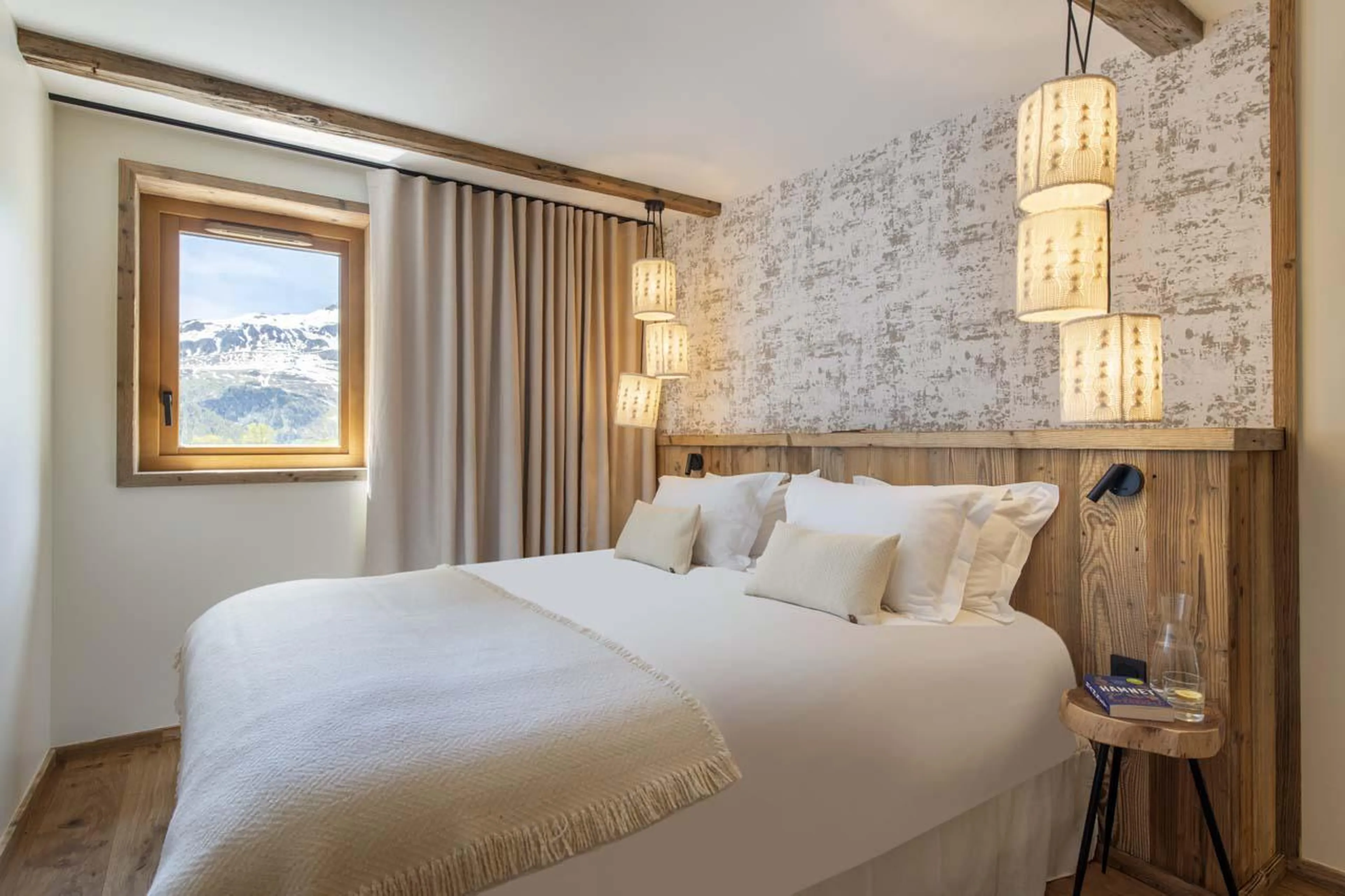 Bedroom one at Arolay Apartment 2 in Val d'Isere
