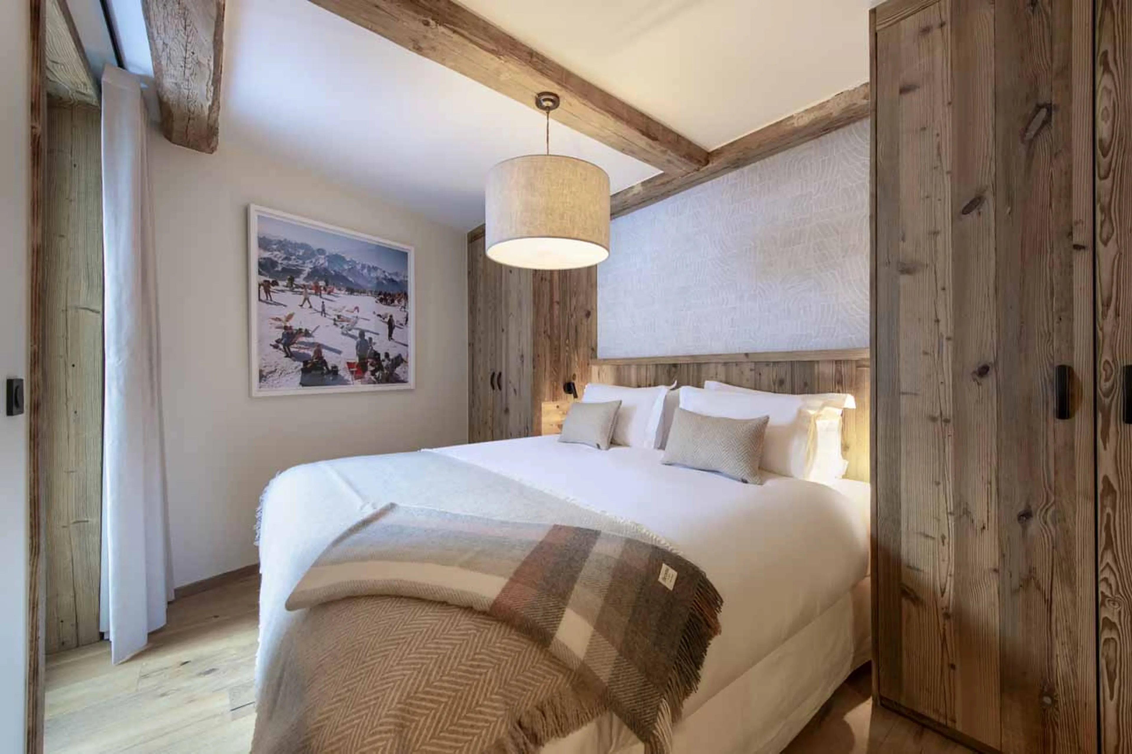 Bedroom four at Arolay Apartment 2 in Val d'Isere