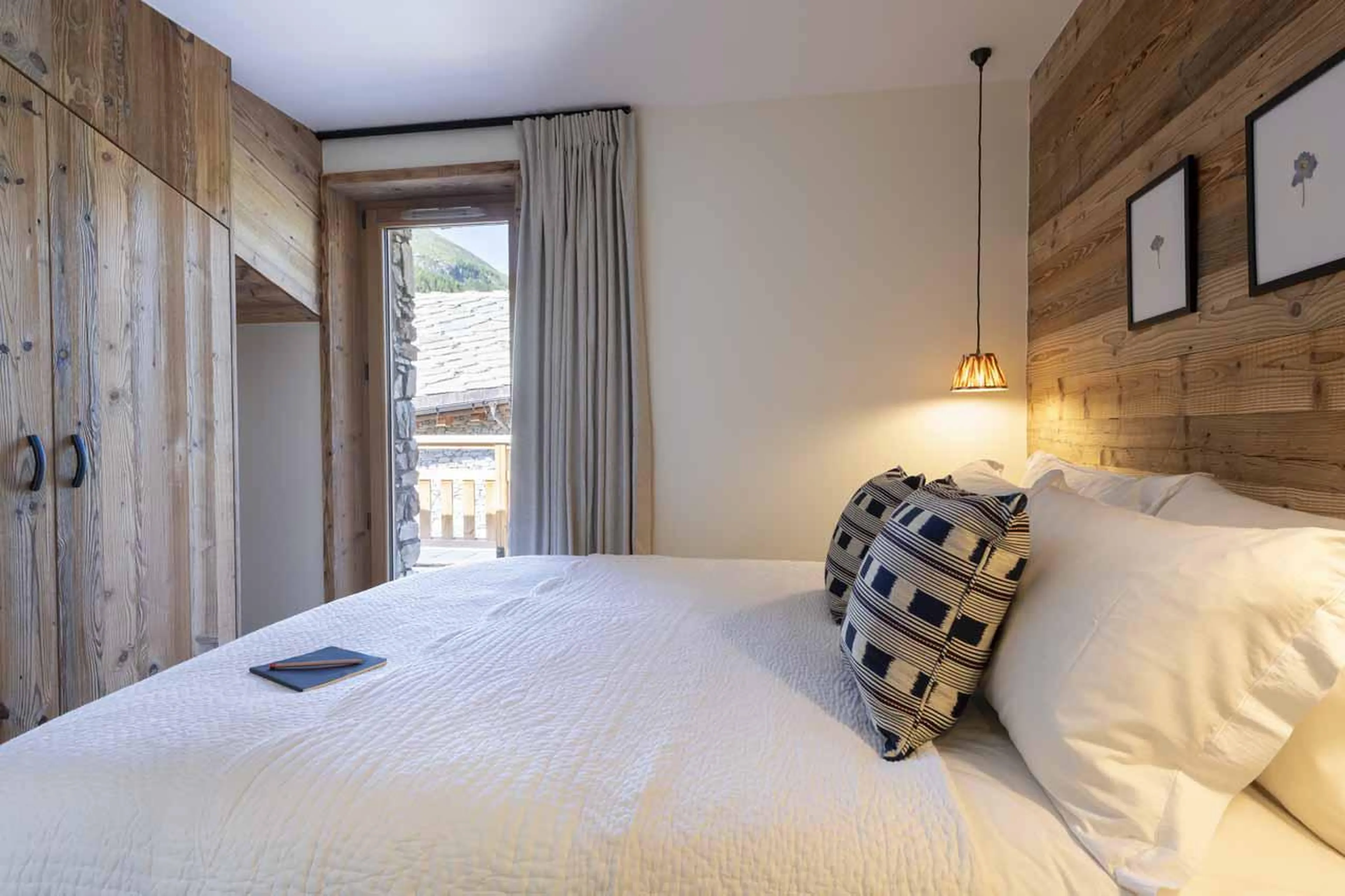 Balcony access in Arolay Penthouse, Val d'Isere