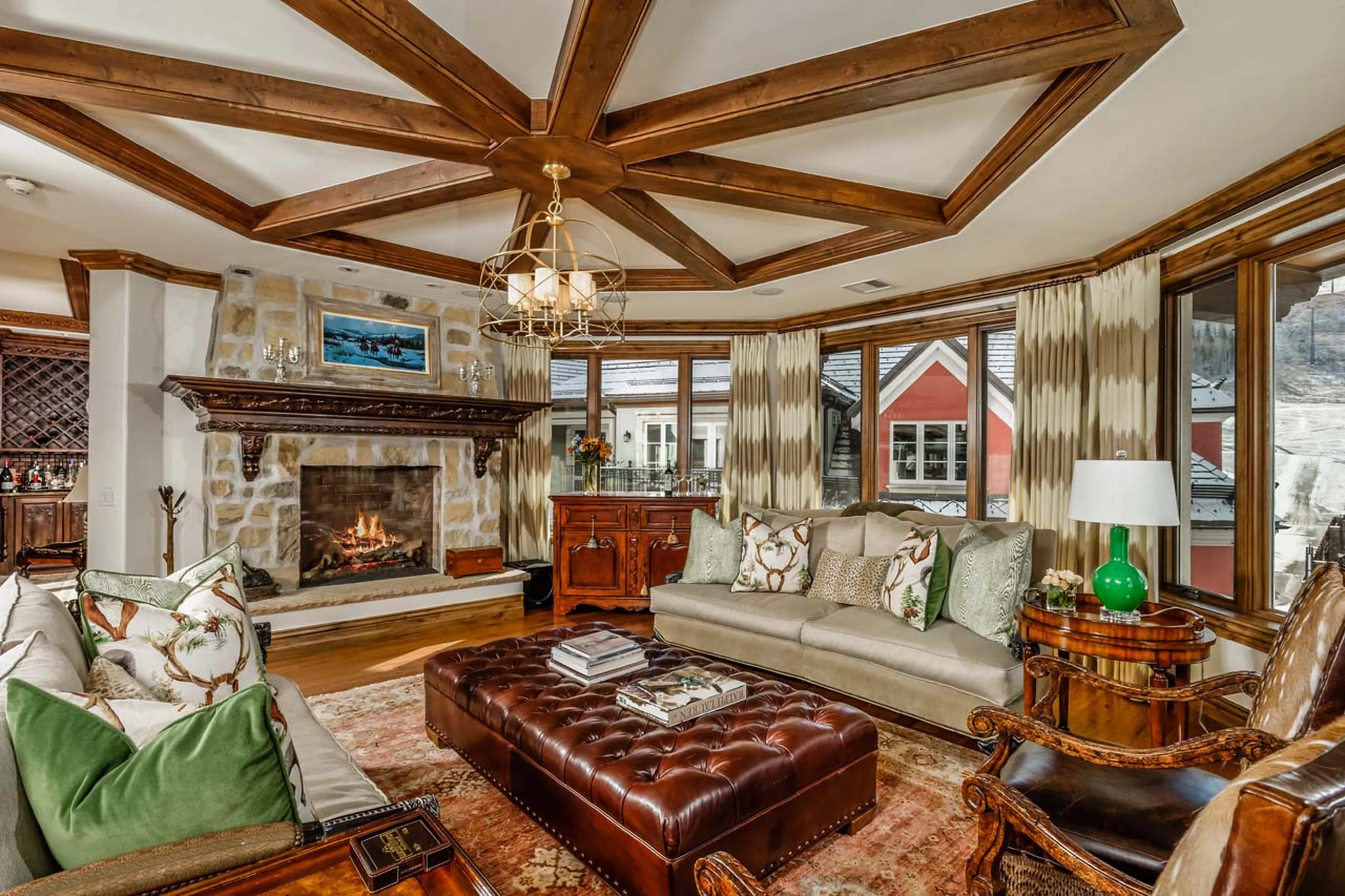 Spacious living room at Arrabelle Retreat in Vail