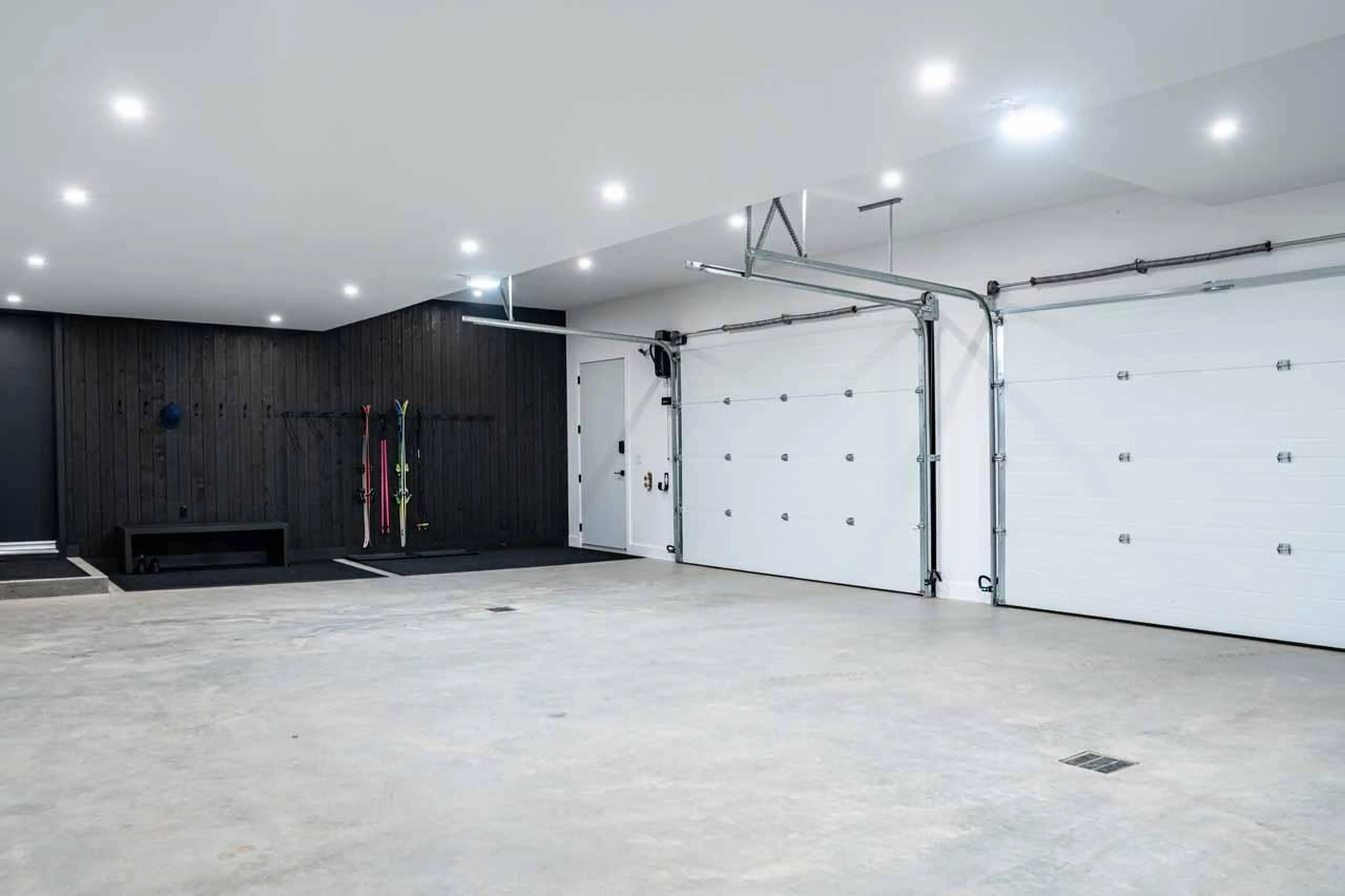 Heated garage with space for three cars at Arrowhead Lodge in Revelstoke