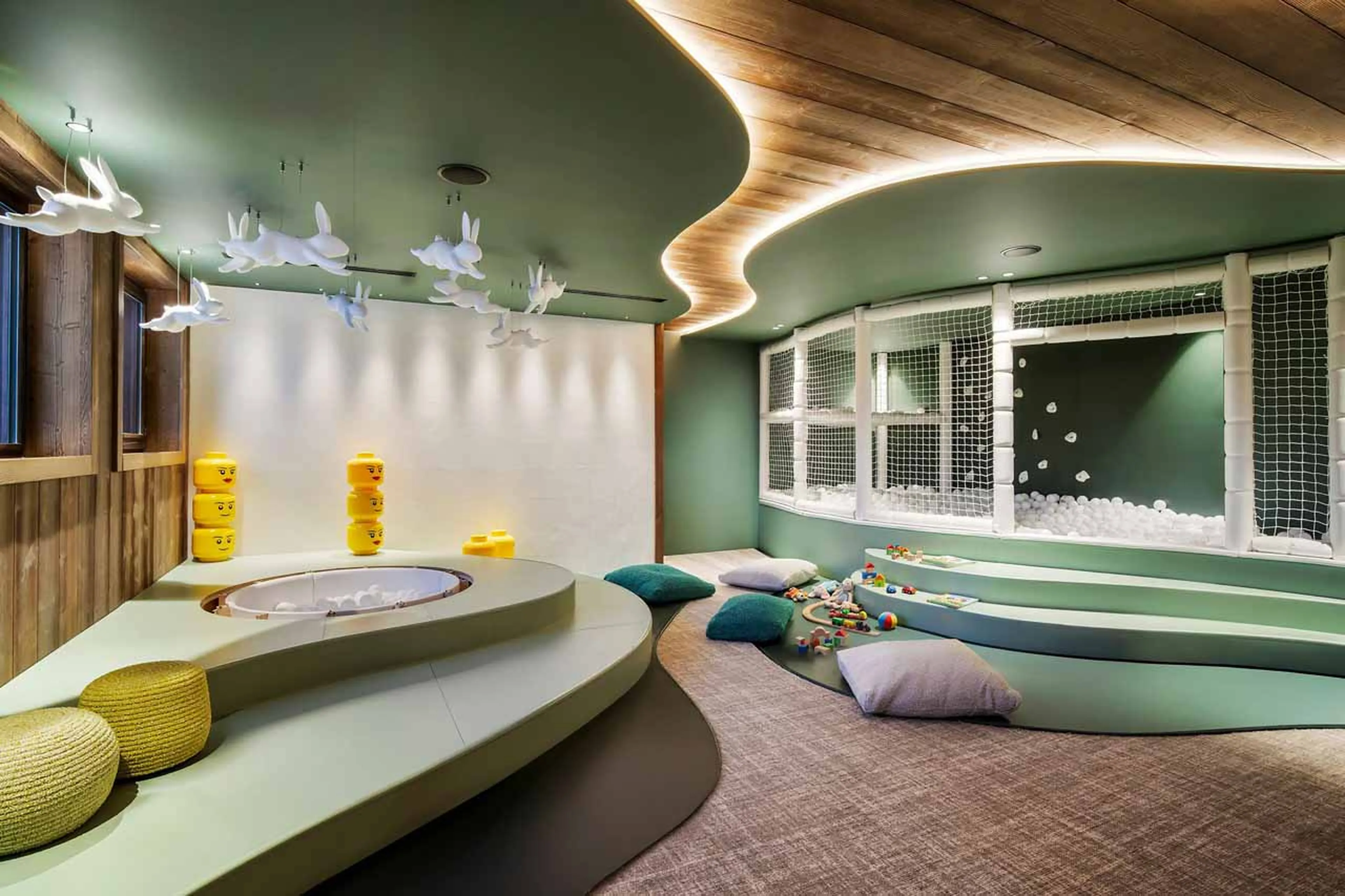 Kids playroom at Atmosphere 201 in Courchevel 1850