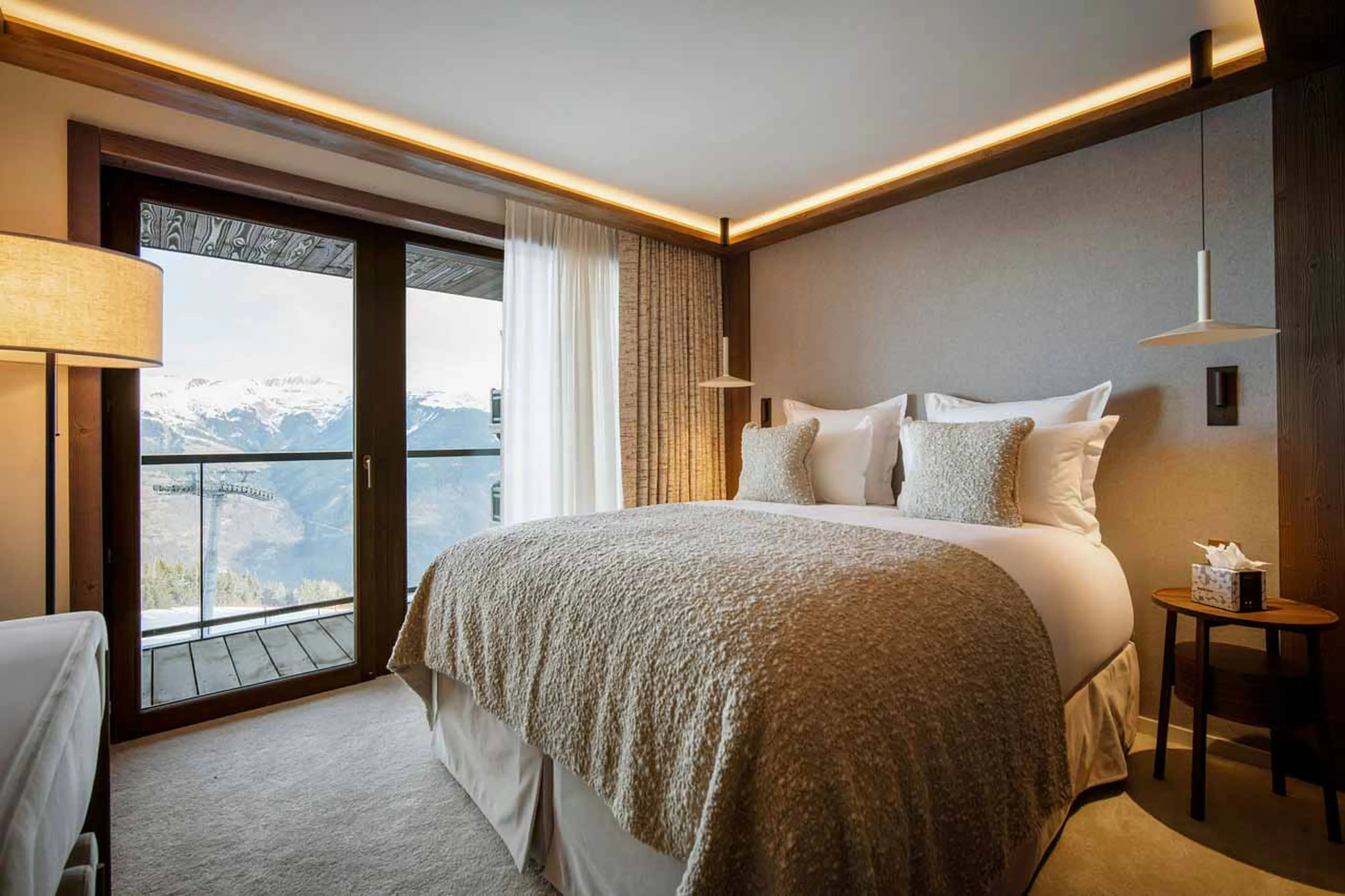 Bedroom 3 at Atmosphere 202 in Courchevel 1850