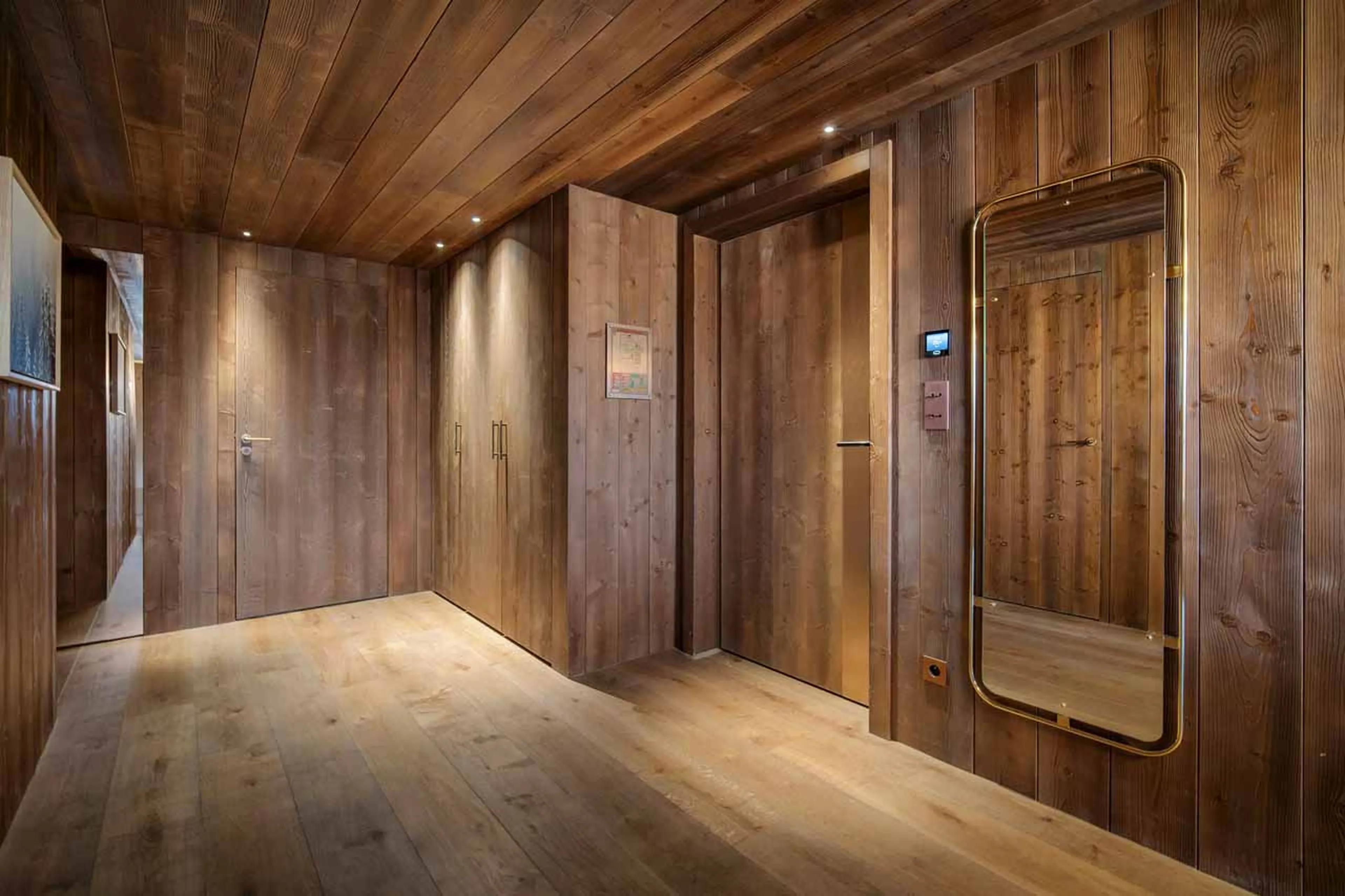 Entrance hall at Atmosphere 302 in Courchevel 1850