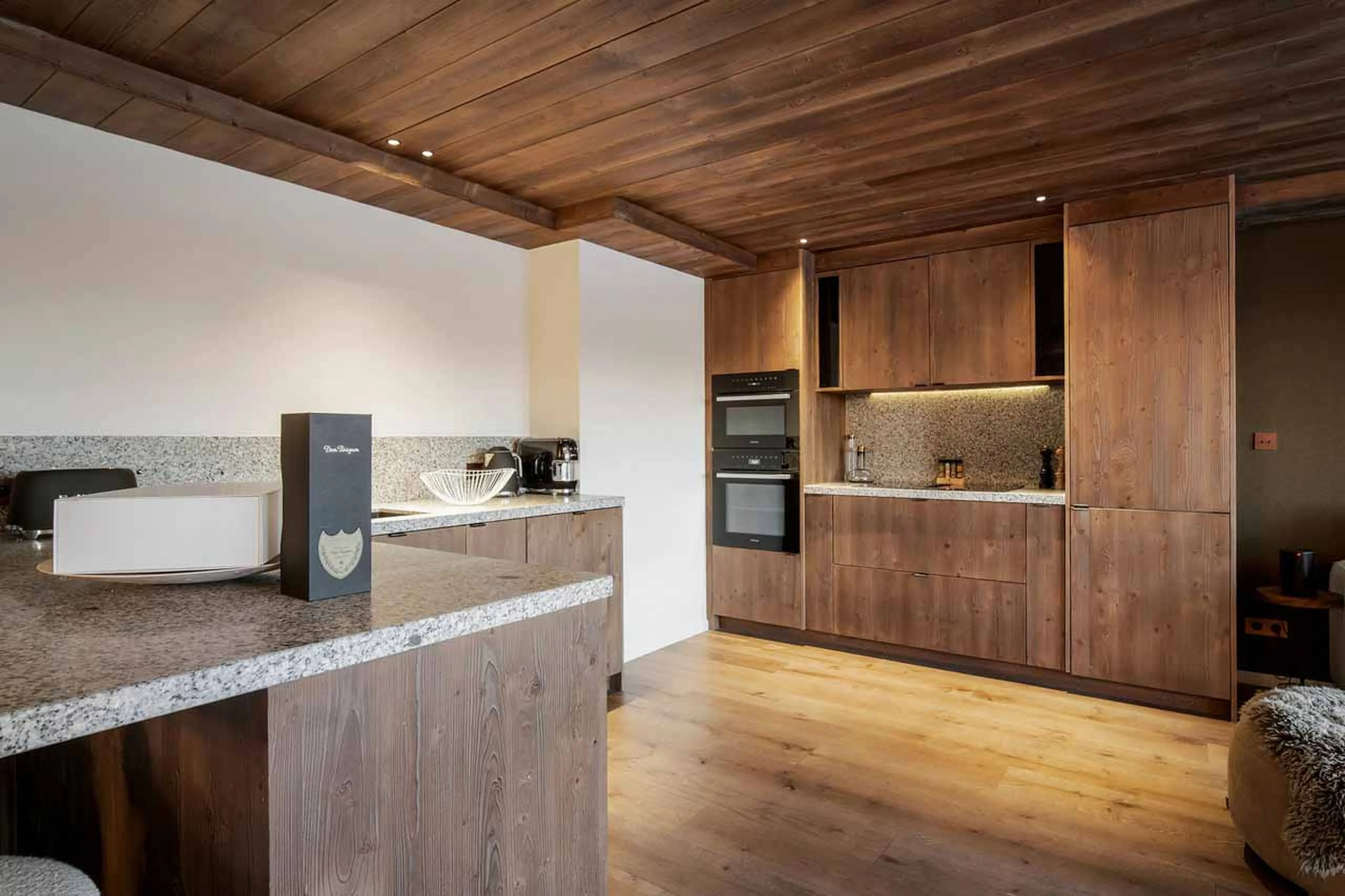 Modern kitchen at Atmosphere 302 in Courchevel 1850