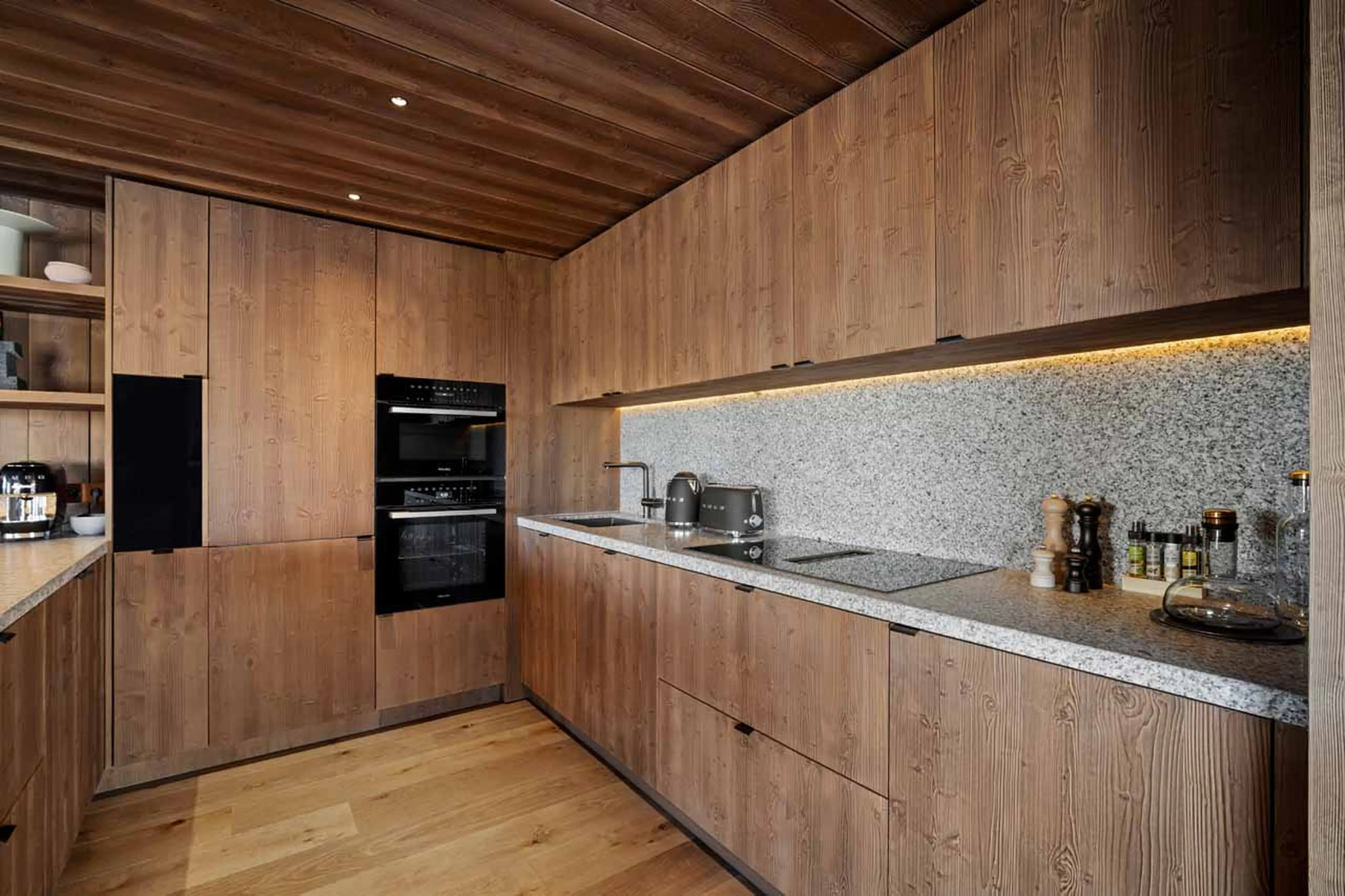 Kitchen at Atmosphere 801 in Courchevel 1850