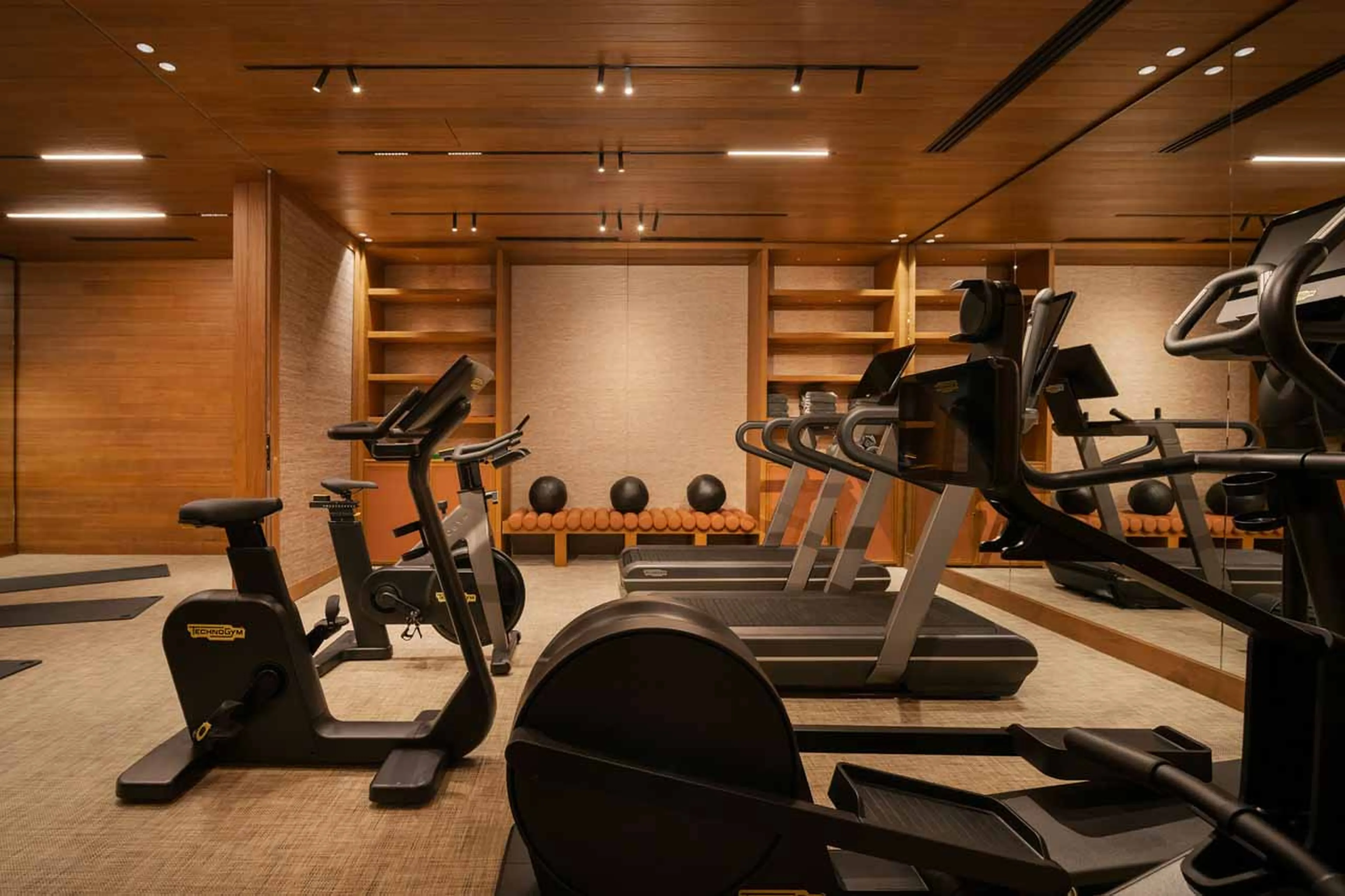 Gym at Atmosphere 801 in Courchevel 1850