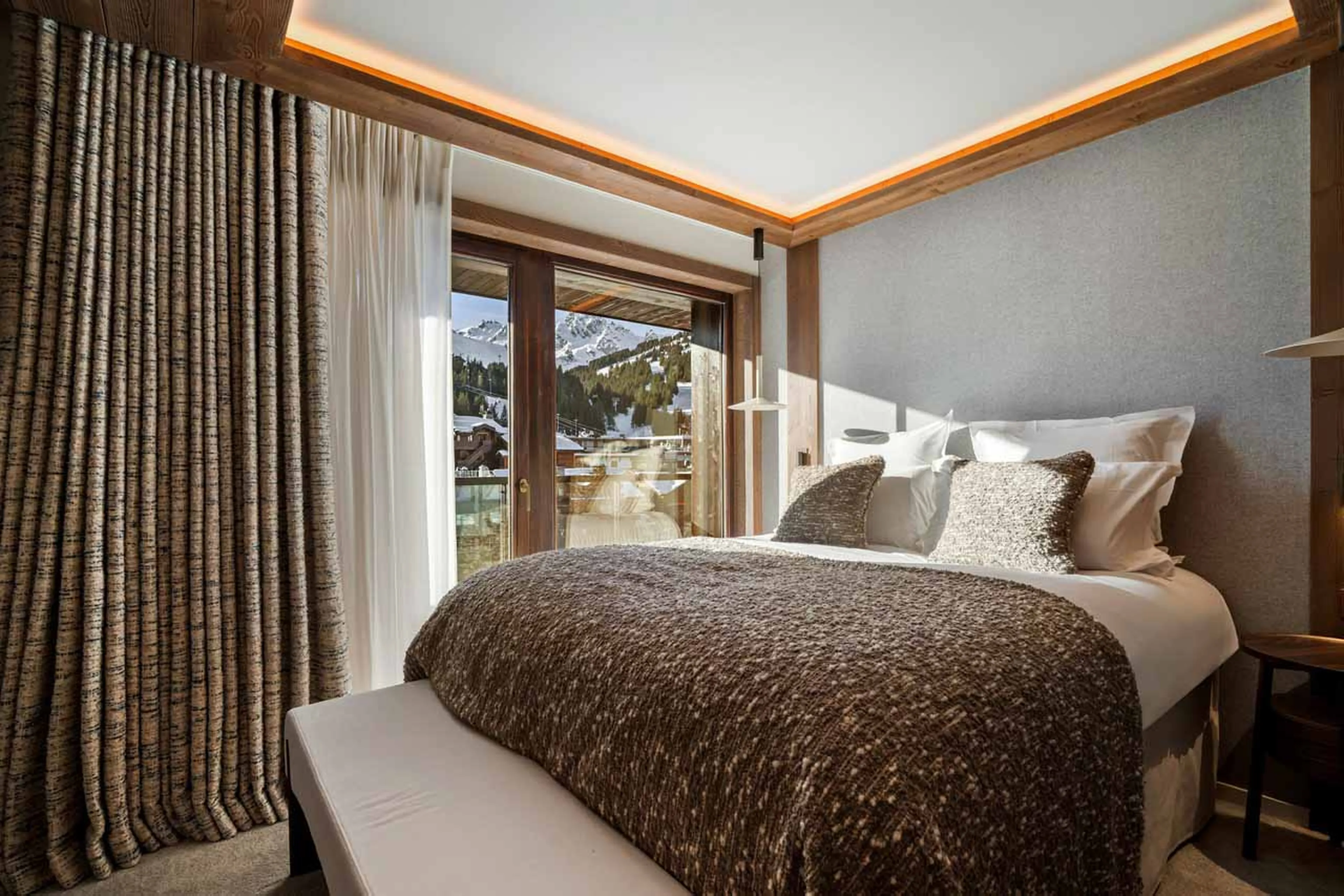 Bedroom 3 at Atmosphere 802 in Courchevel 1850