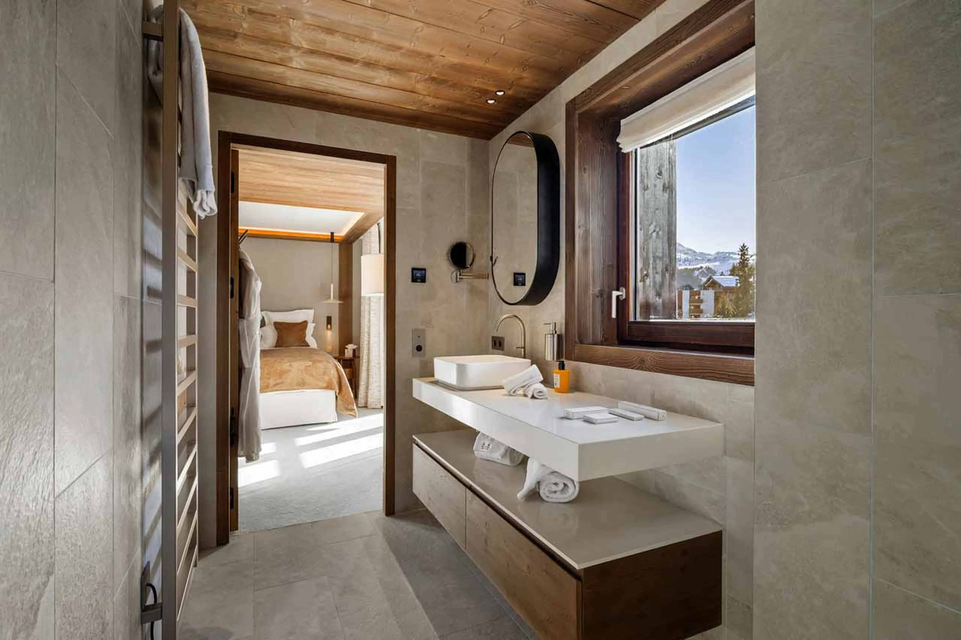 Shower room en-suite at Atmosphere 802 in Courchevel 1850
