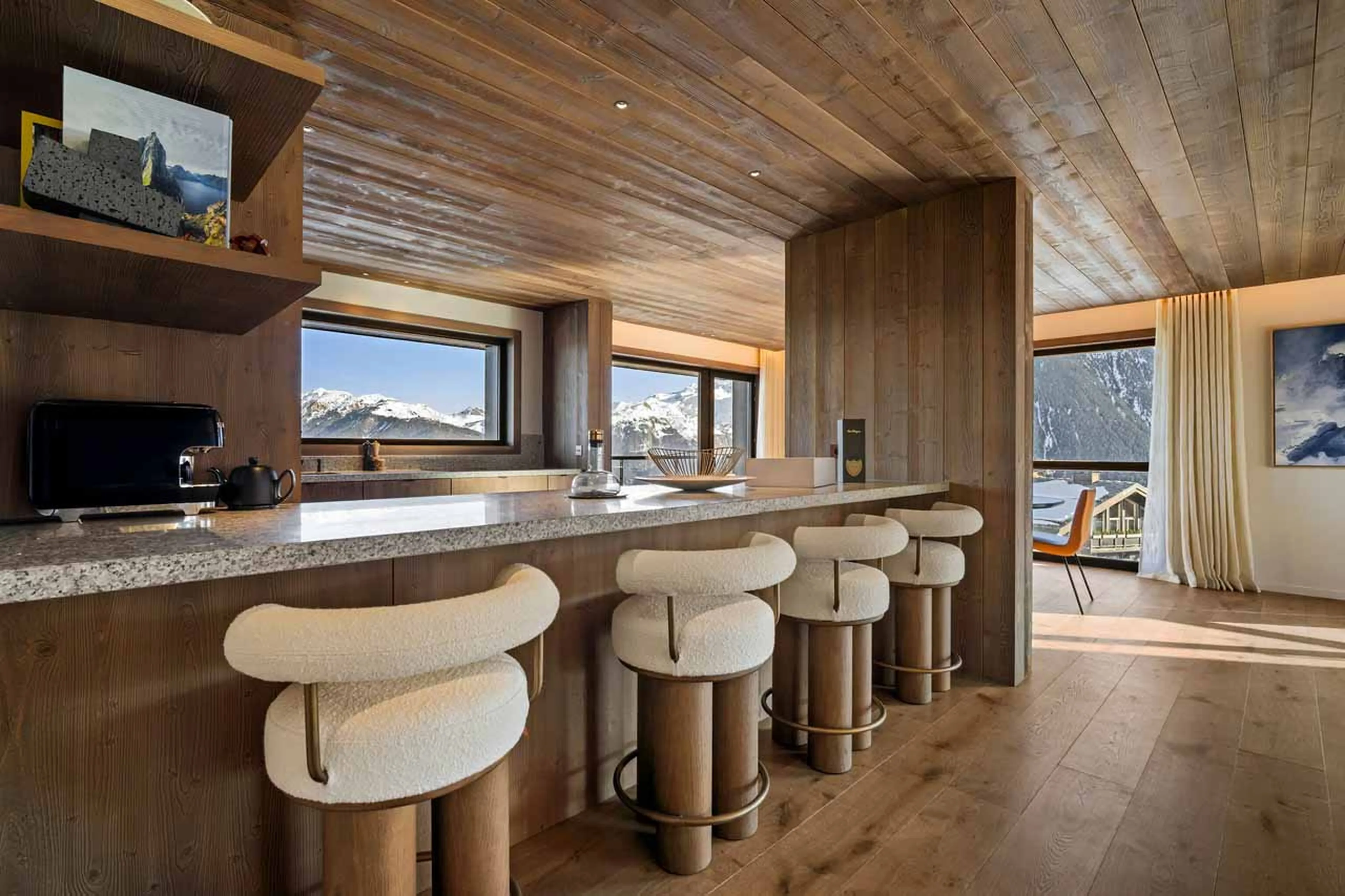 Kitchen at Atmosphere 802 in Courchevel 1850