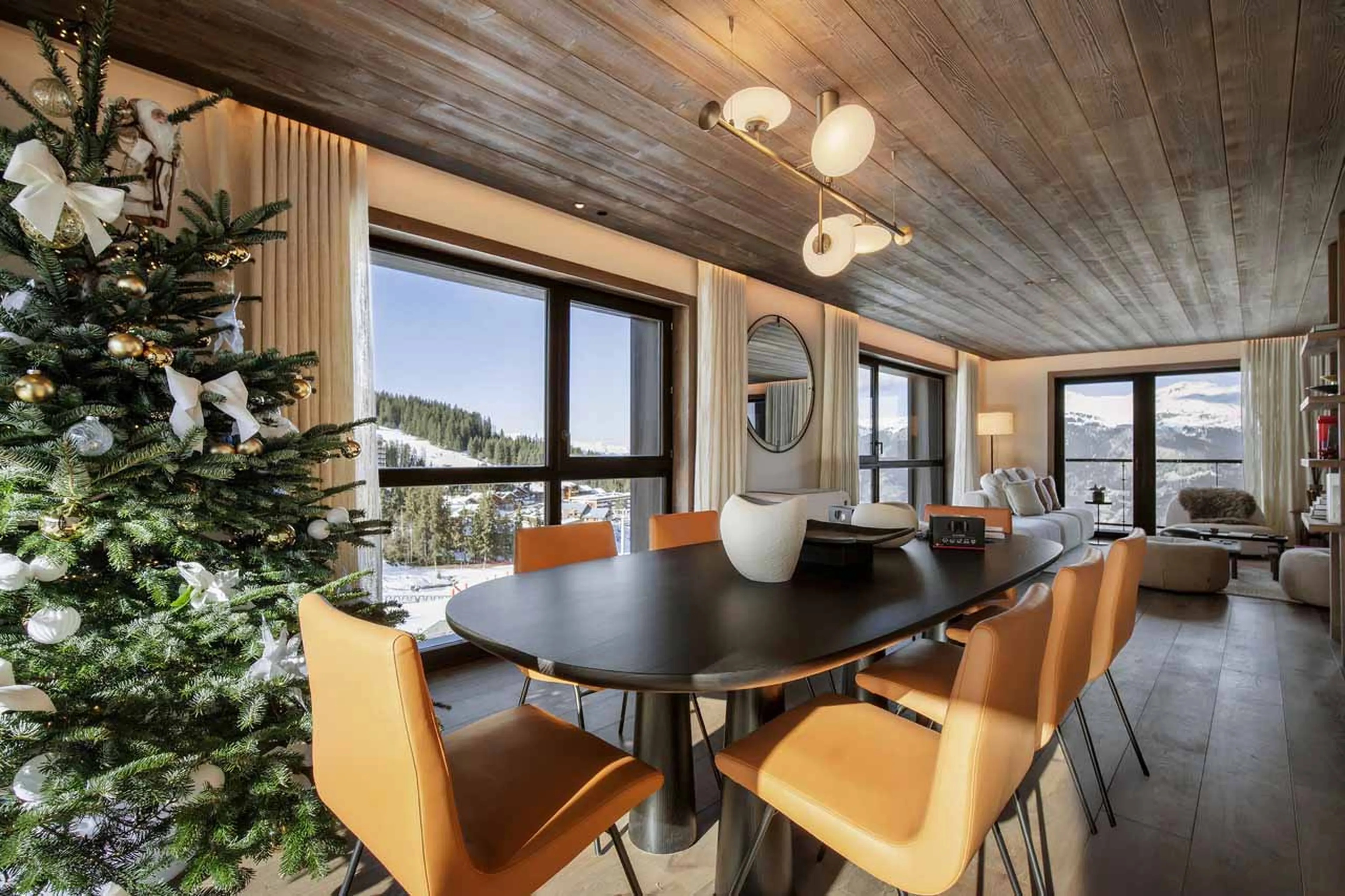 Dining room in Apartment Atmosphere 901, Courchevel 1850