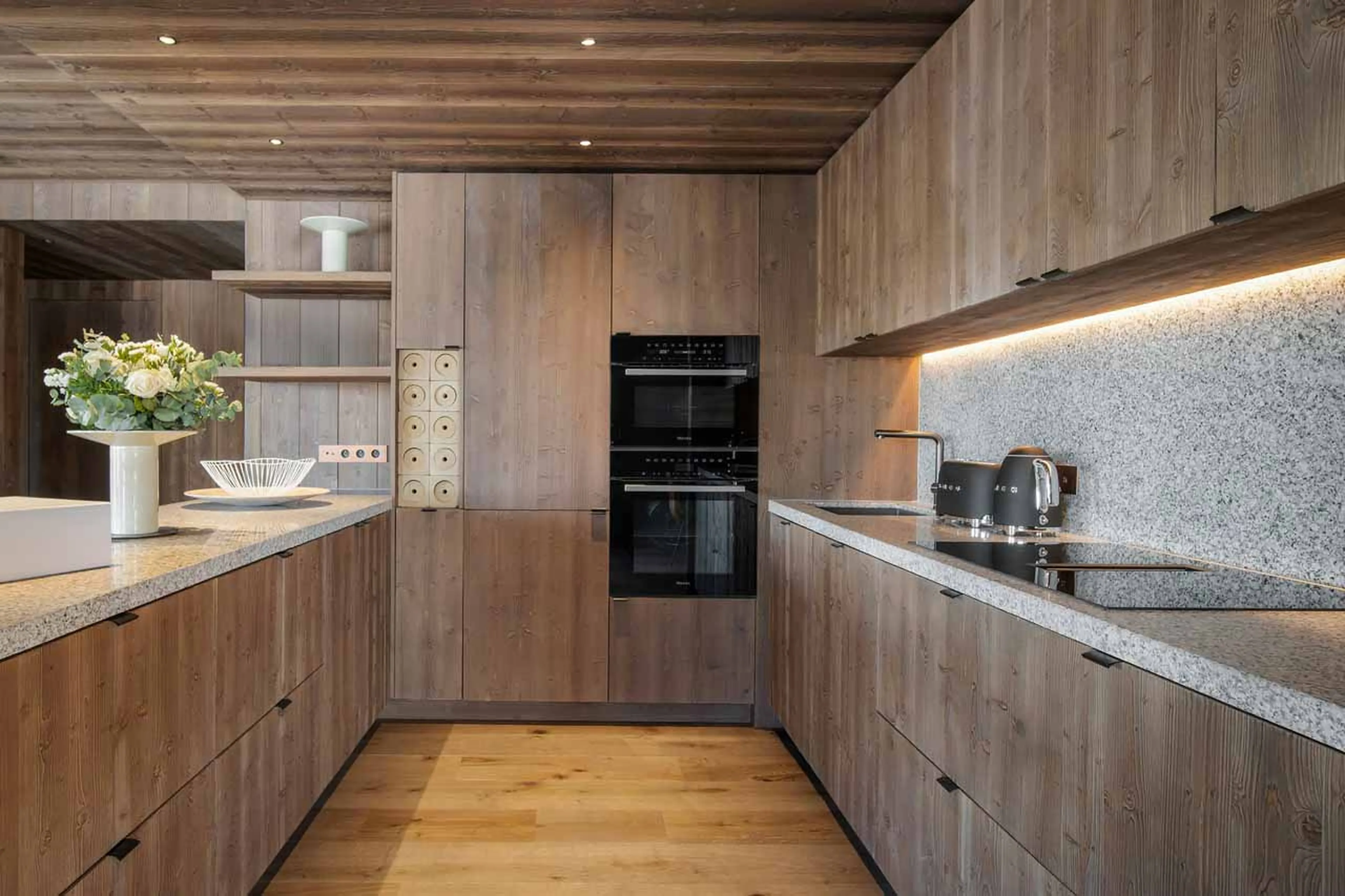 Kitchen in Apartment Atmosphere 901, Courchevel 1850