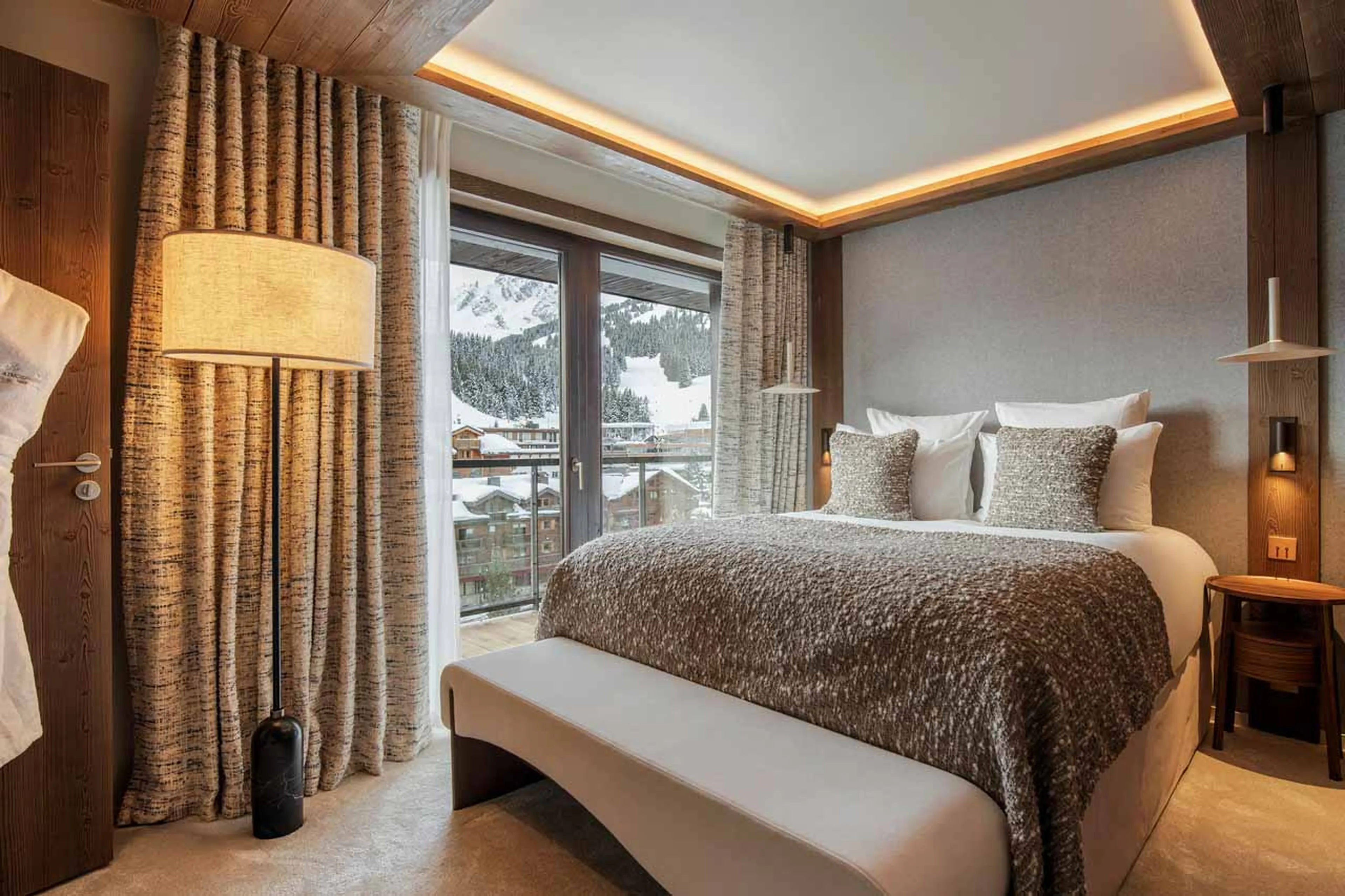 Bedroom 4 in Atmosphere Apartment 902, Courchevel 1850