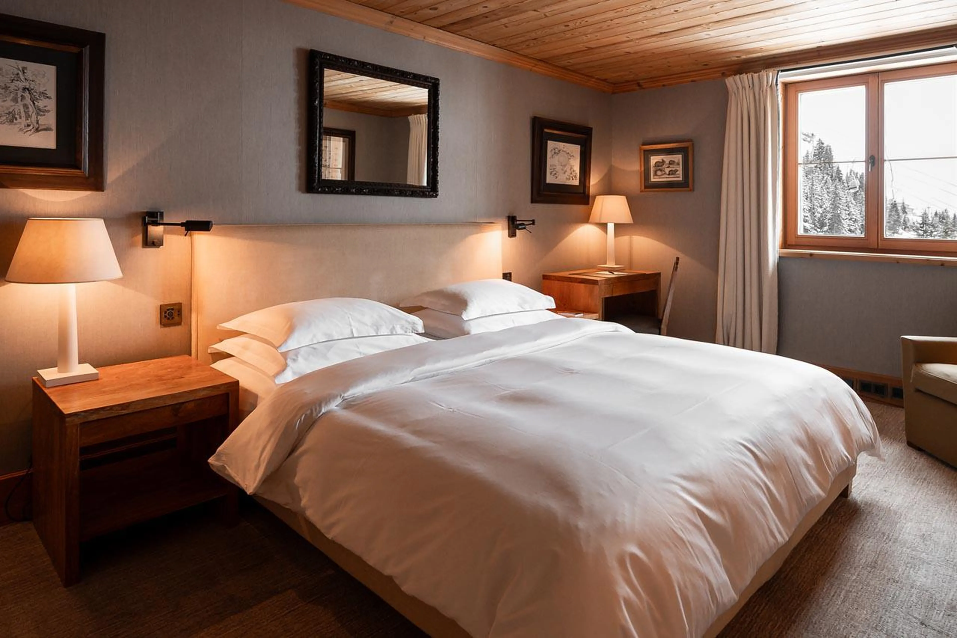 Bedroom four at Aurelio Club Chalet in Lech