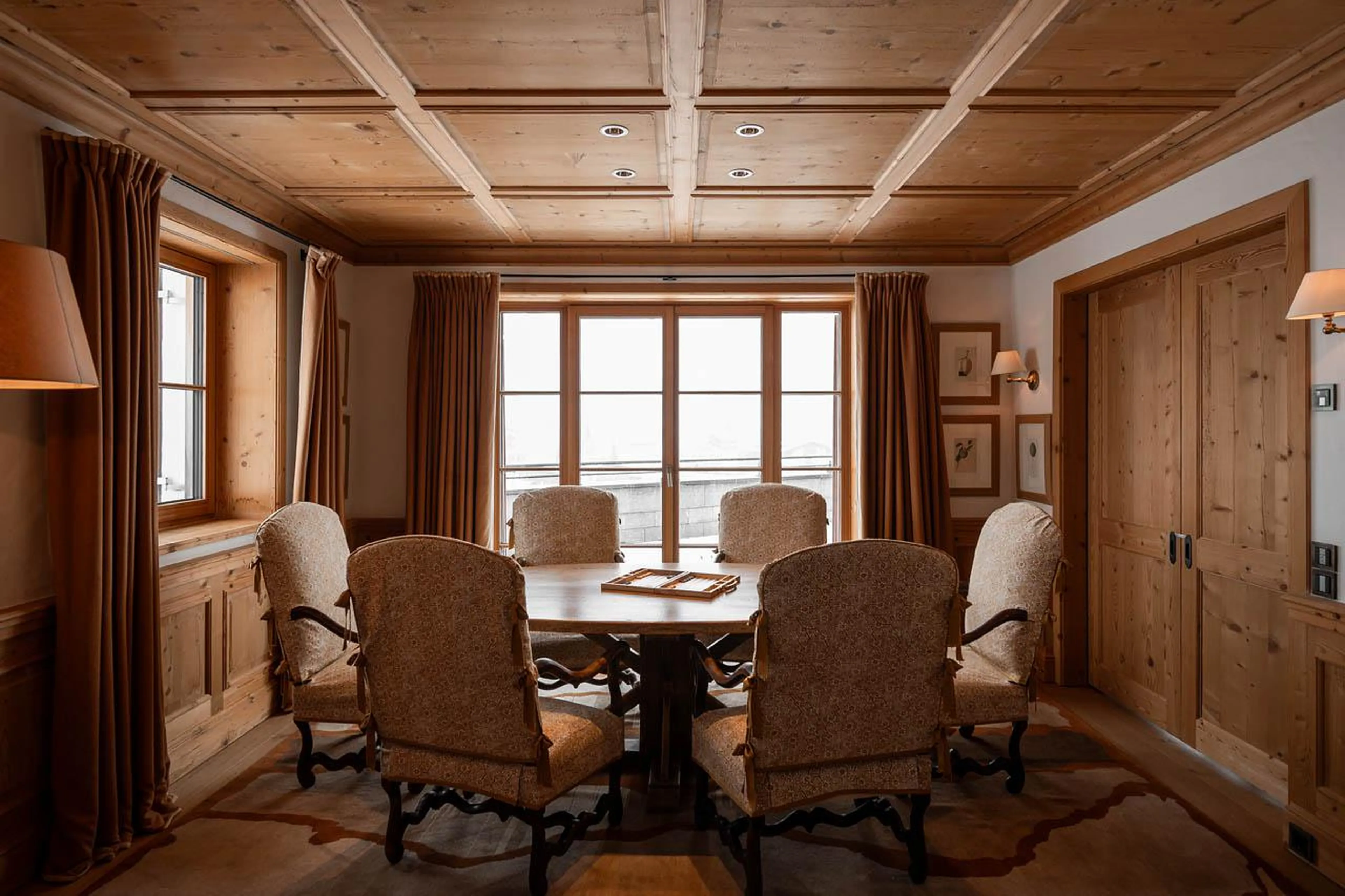 Extension to dining room at Aurelio Club Chalet in Lech