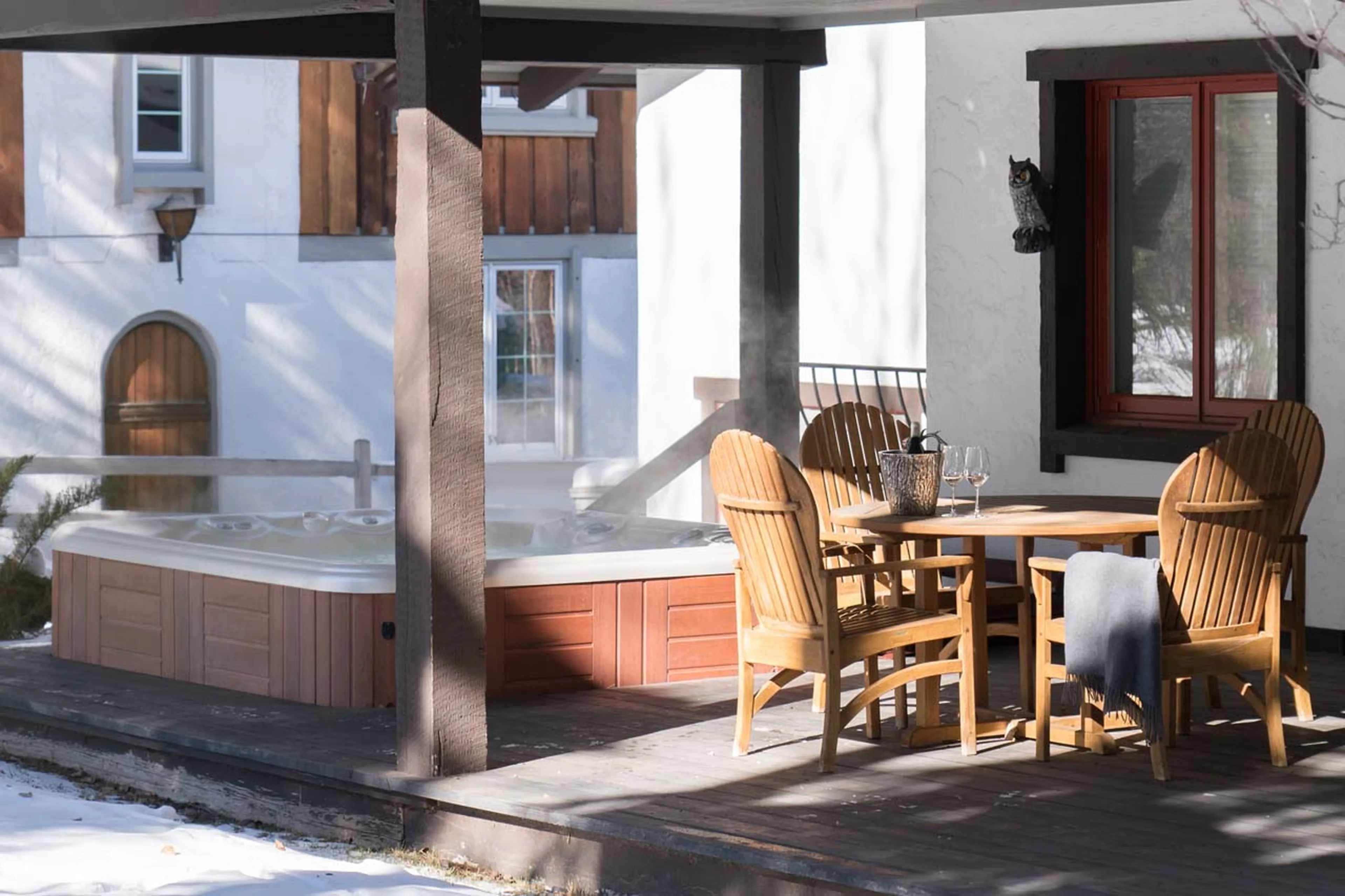 Outdoor Jacuzzi at Avanti Chalet in Vail