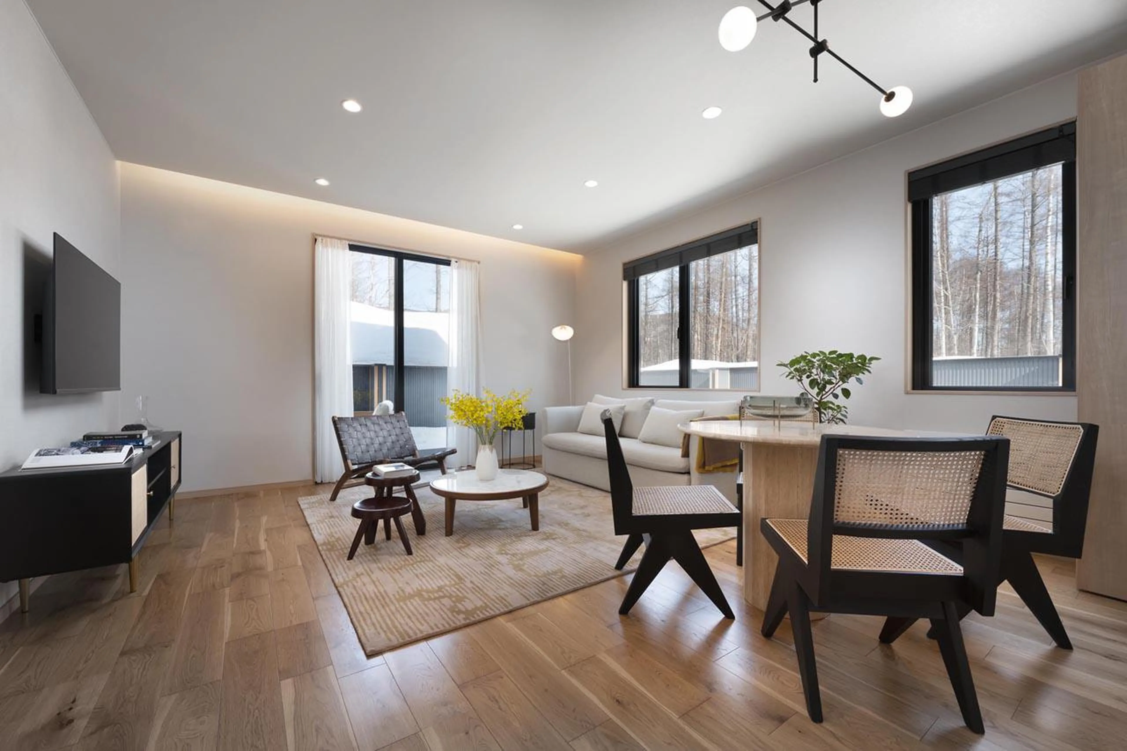 TV room at Awayuki Villa in Niseko