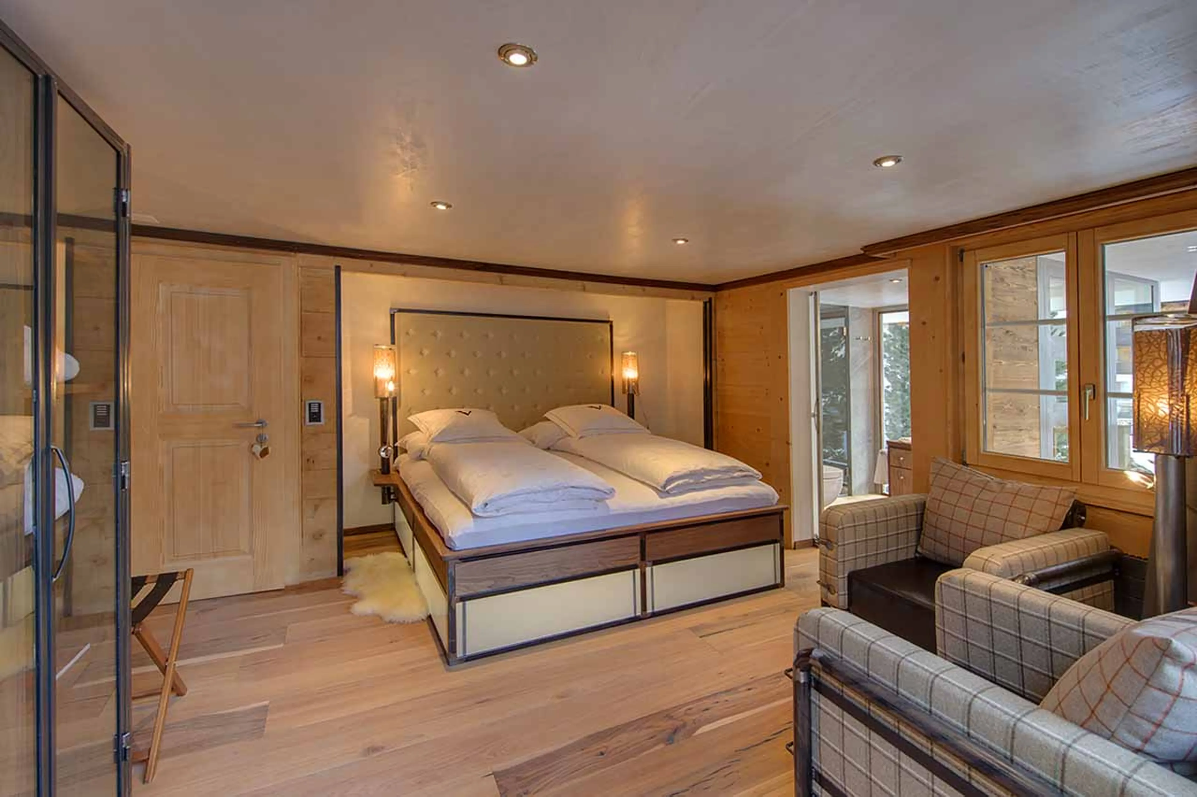 Bedroom 2 at Backstage Chalet in Zermatt