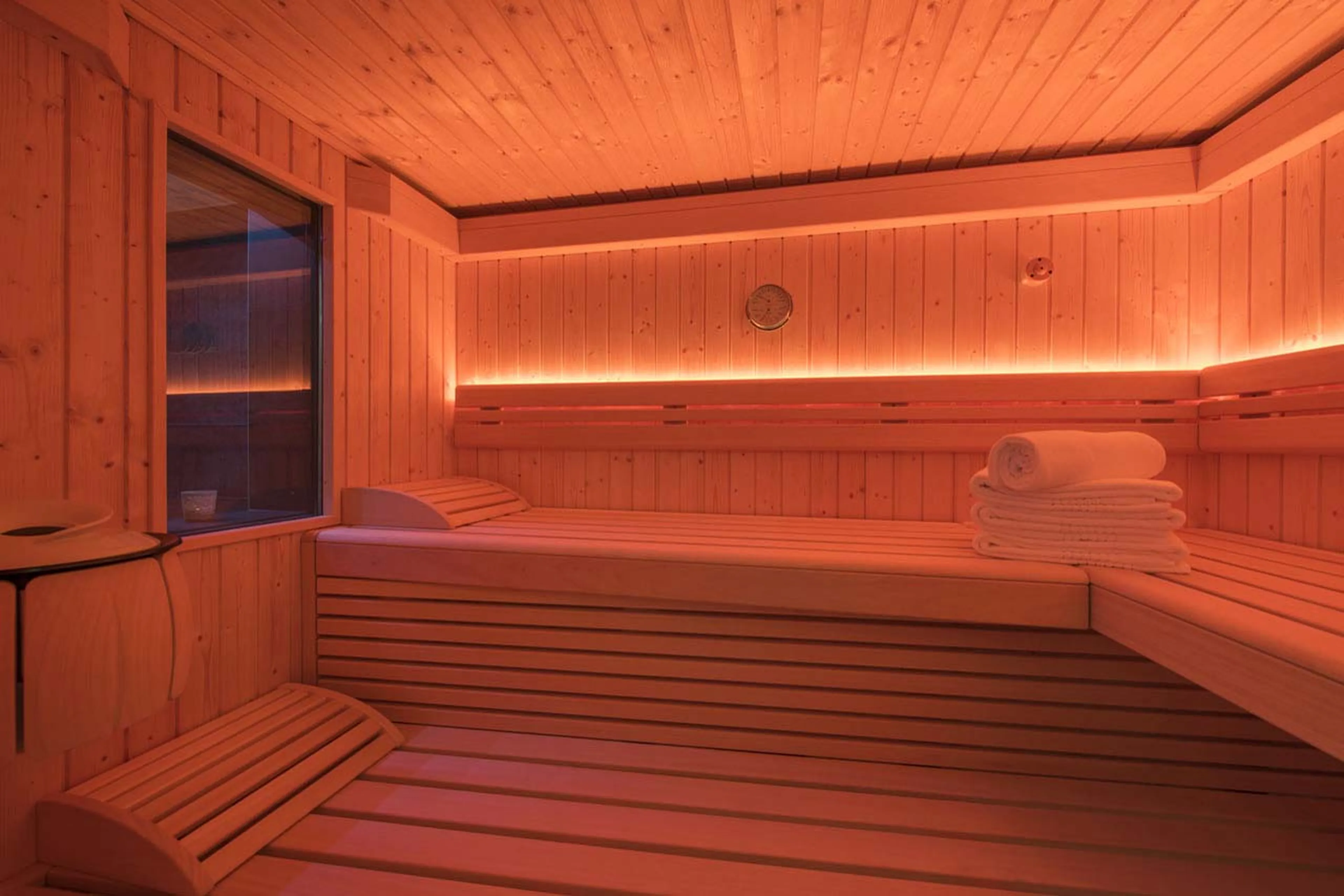 Sauna at Backstage Luxury Loft in Zermatt