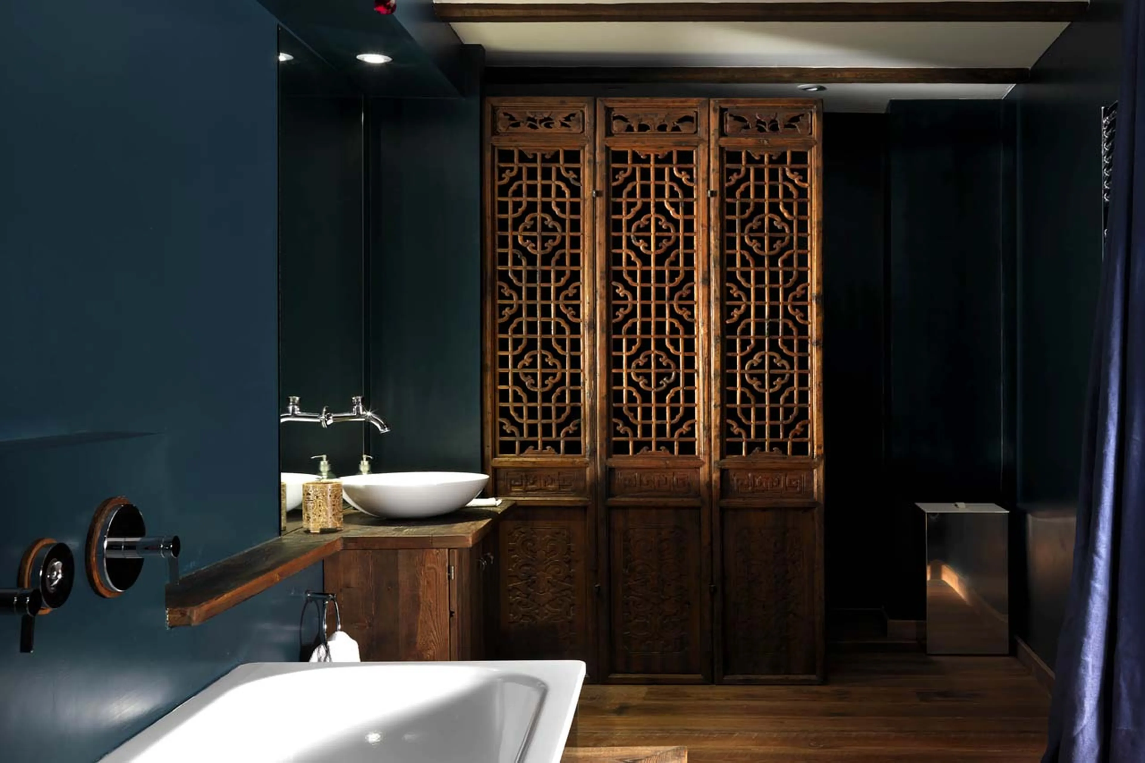 En-suite bathroom at Baita 1697 in Piedmont