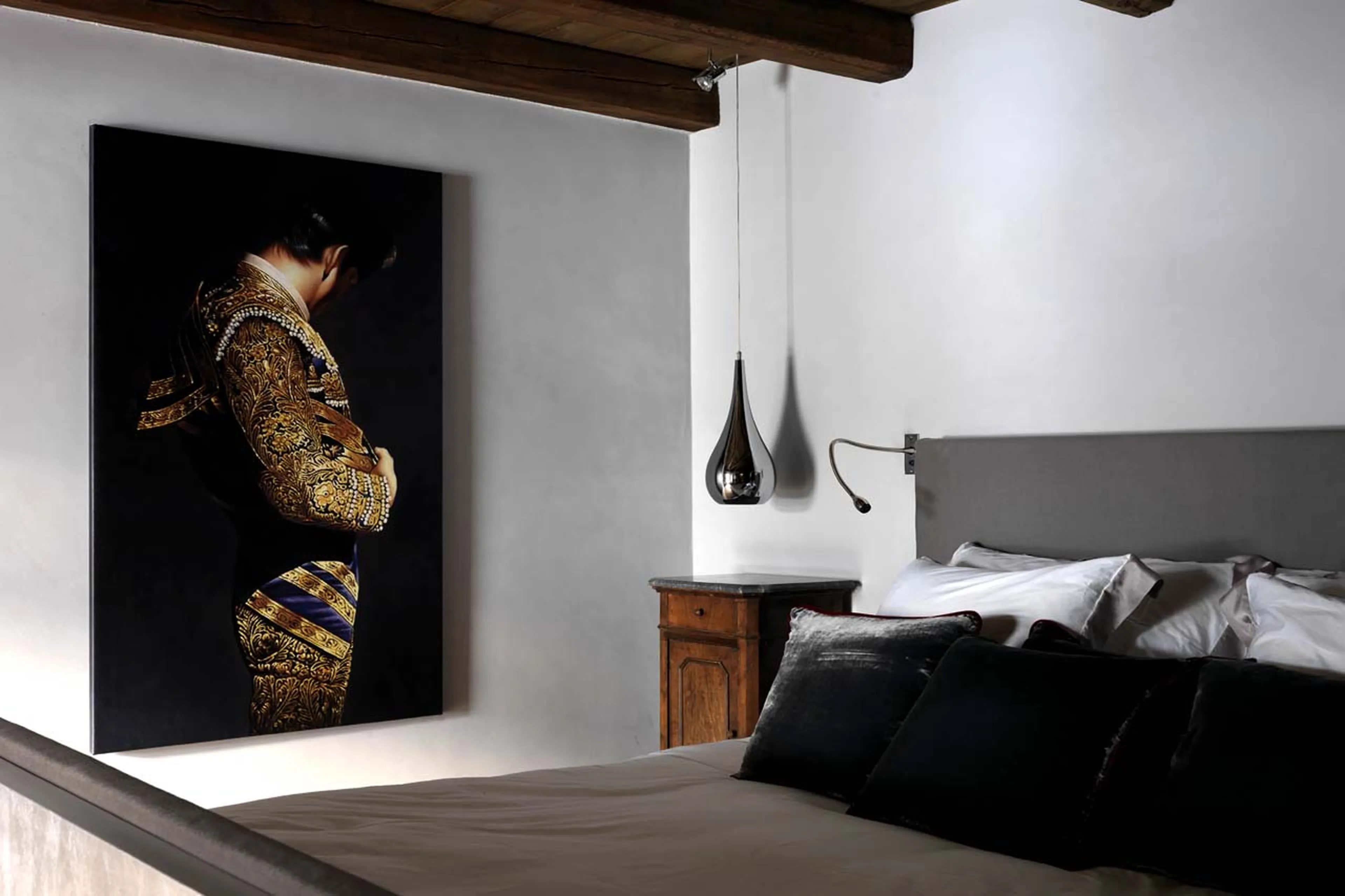 Bedroom three at Baita 1697 in Piedmont