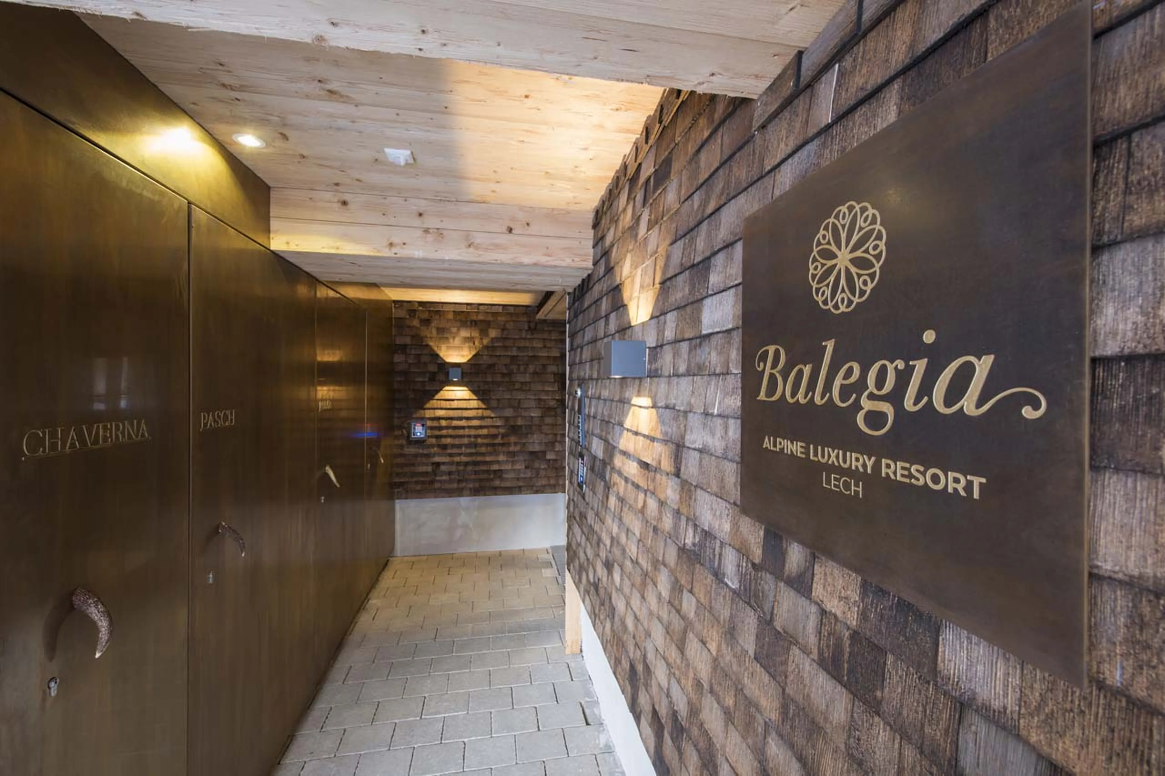 Entrance to the residence of Exterior of Balegia Apartment 3 in Lech