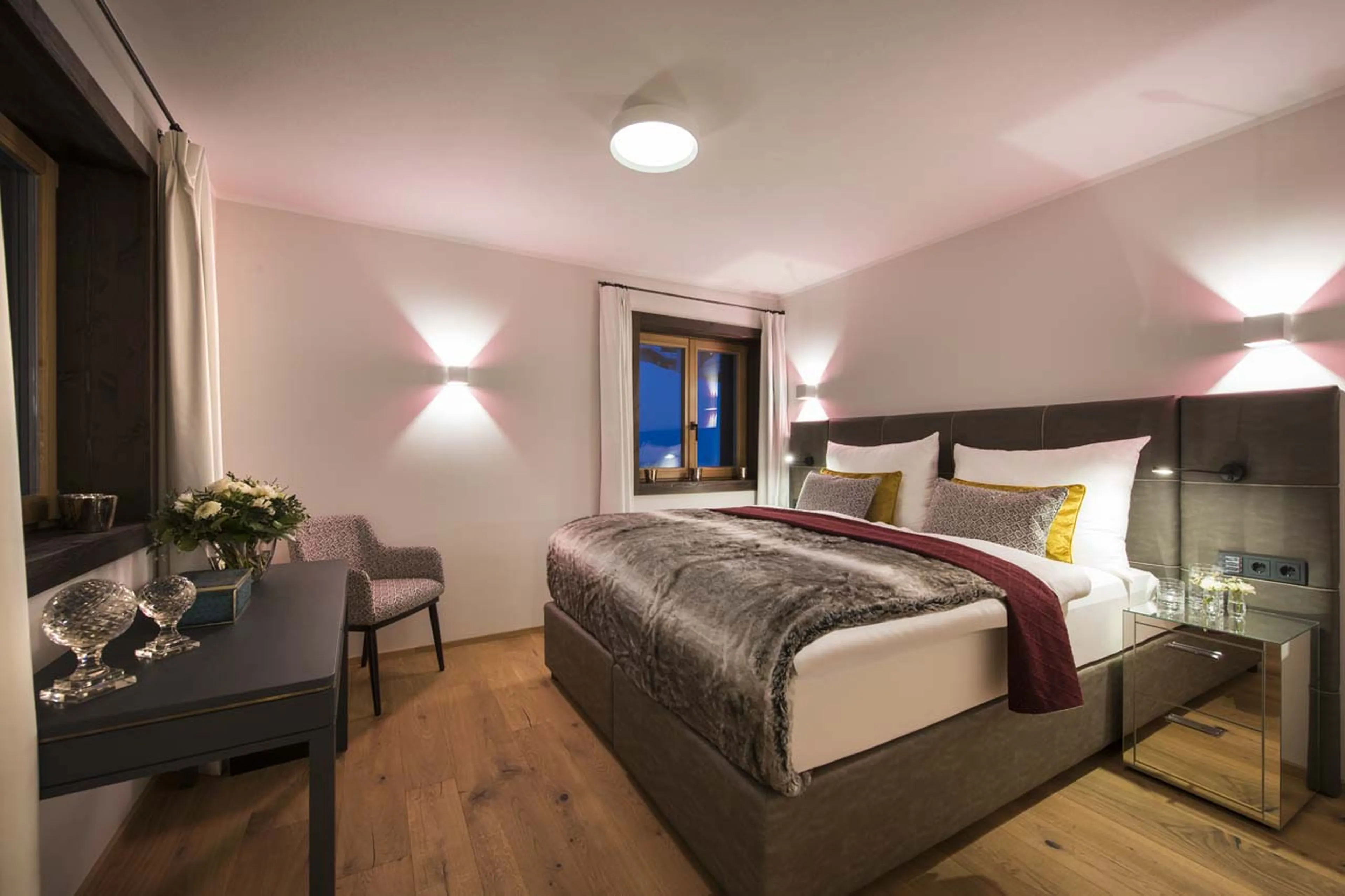 Bedroom three at Balegia Apartment 4 in Lech