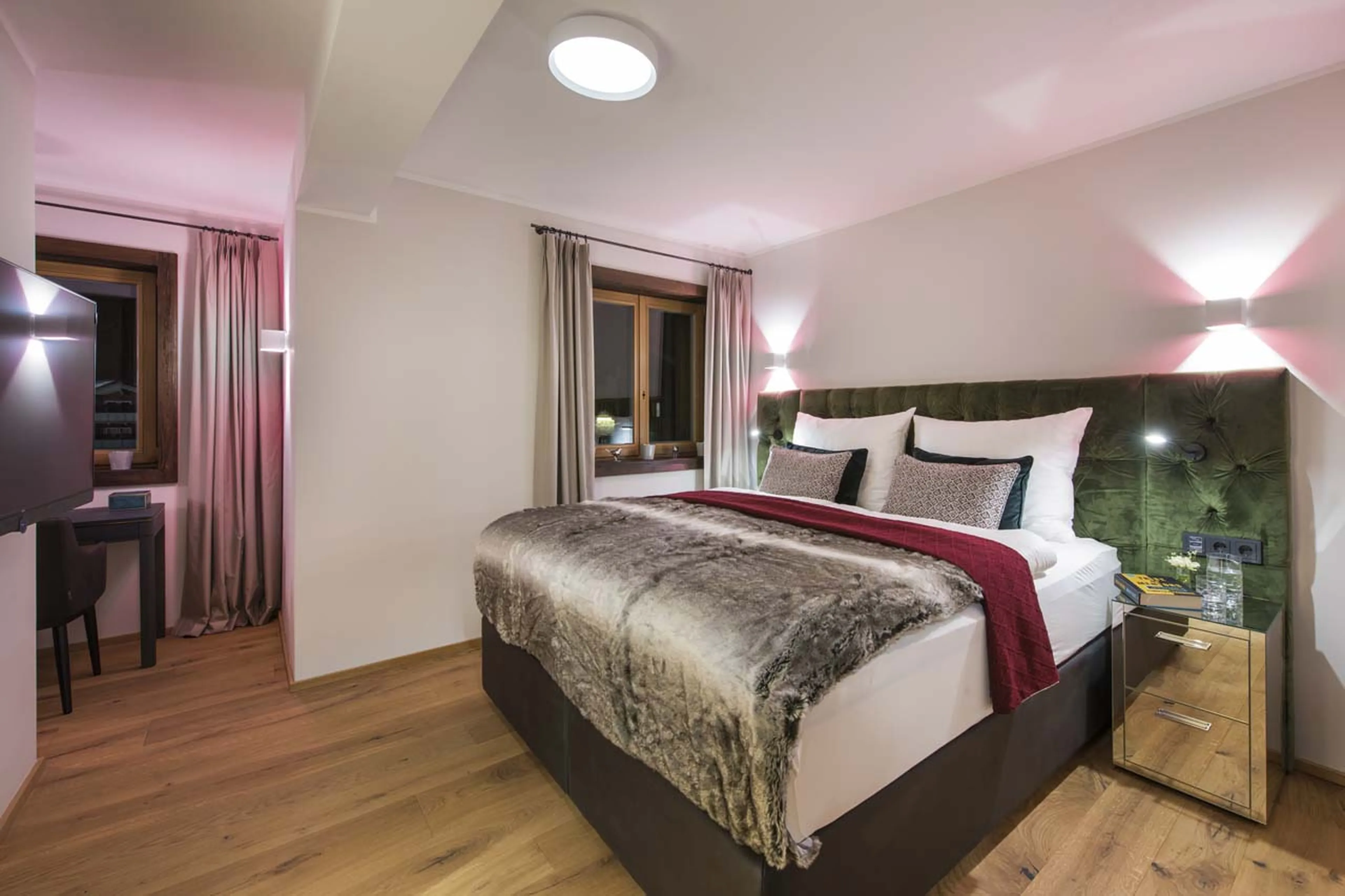 Bedroom four at Balegia Apartment 4 in Lech