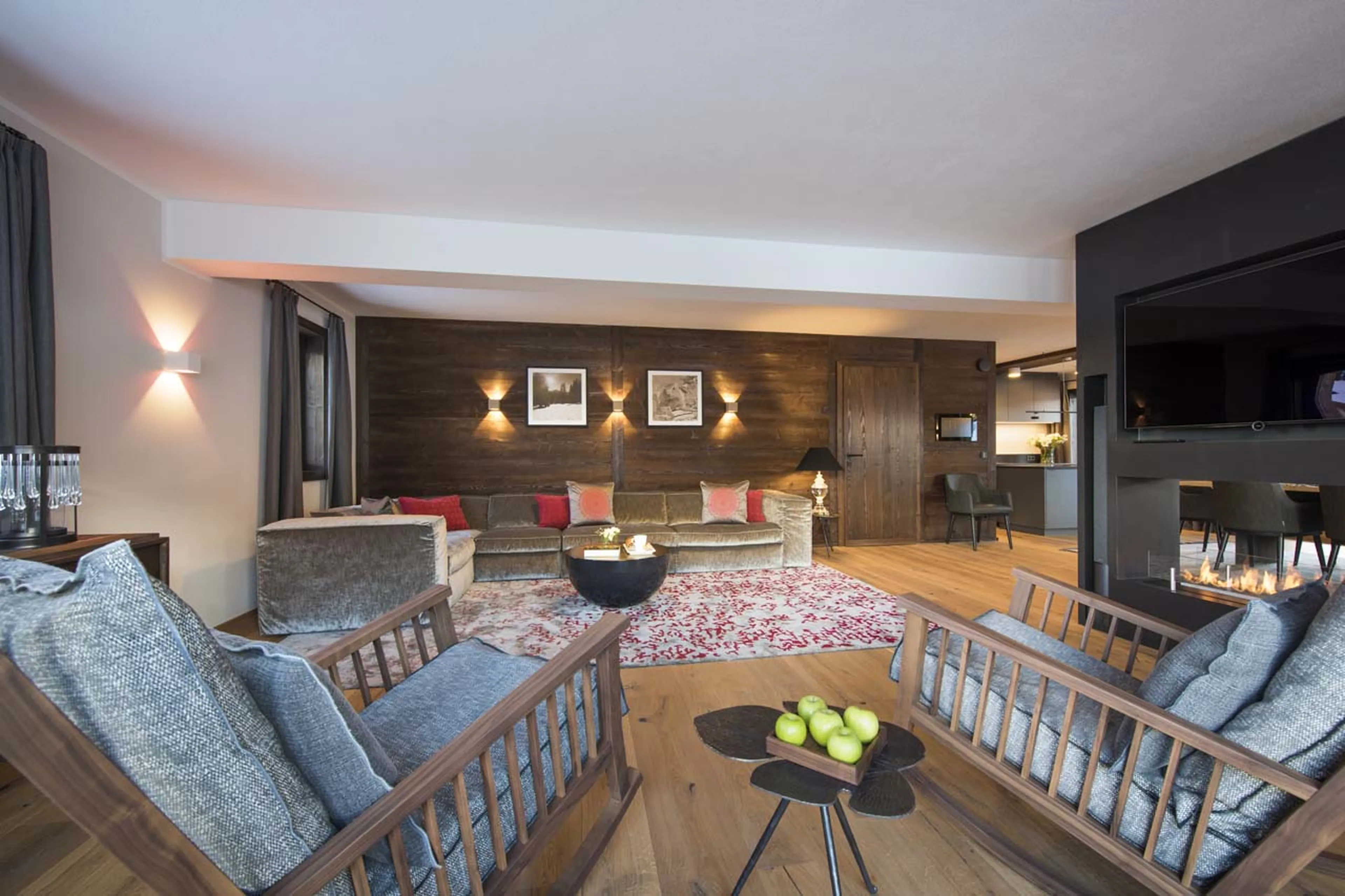 Comfortable seating in Exterior of Balegia Apartment 4 in Lech