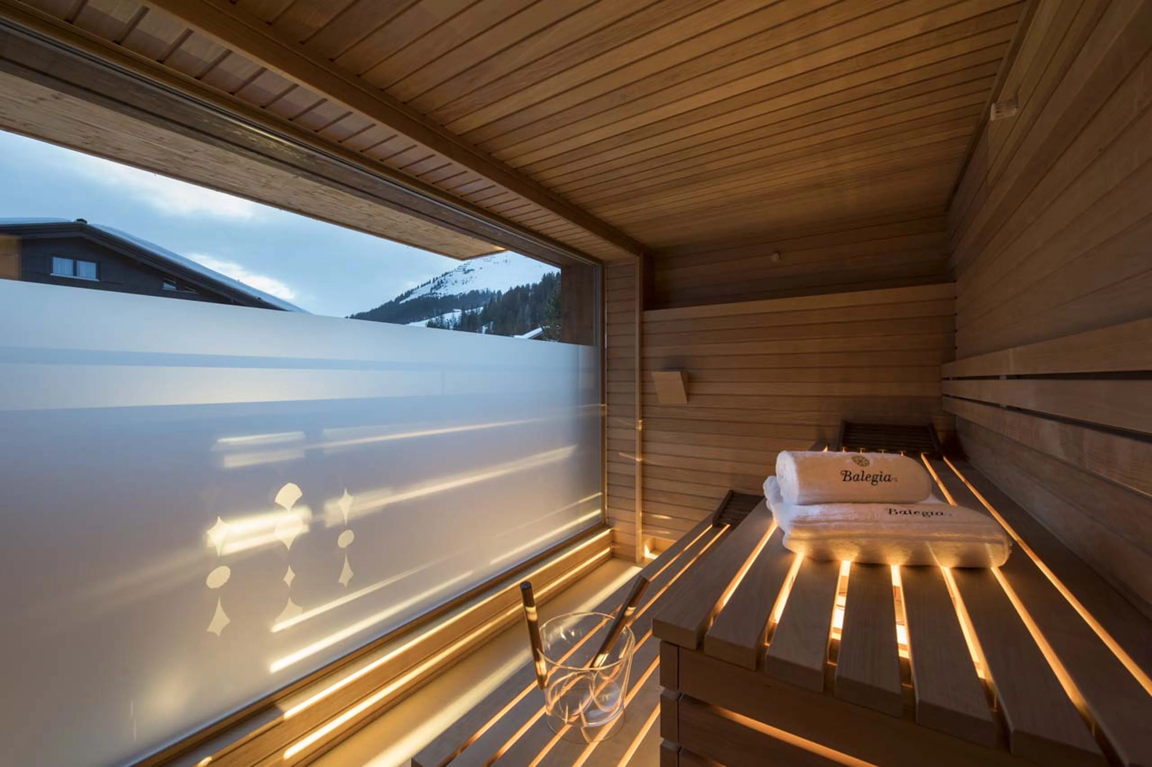 Sauna at Balegia Apartment 4 in Lech