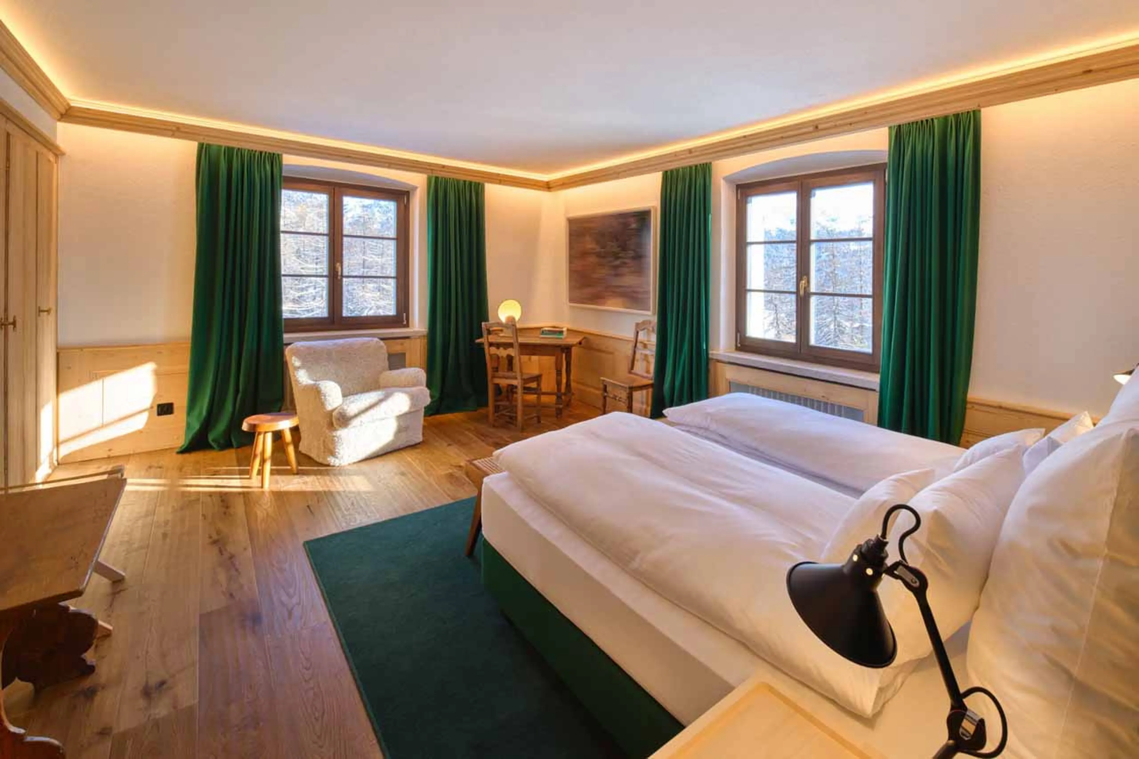 Bedroom 6 at Chesa Bellaria in St Moritz