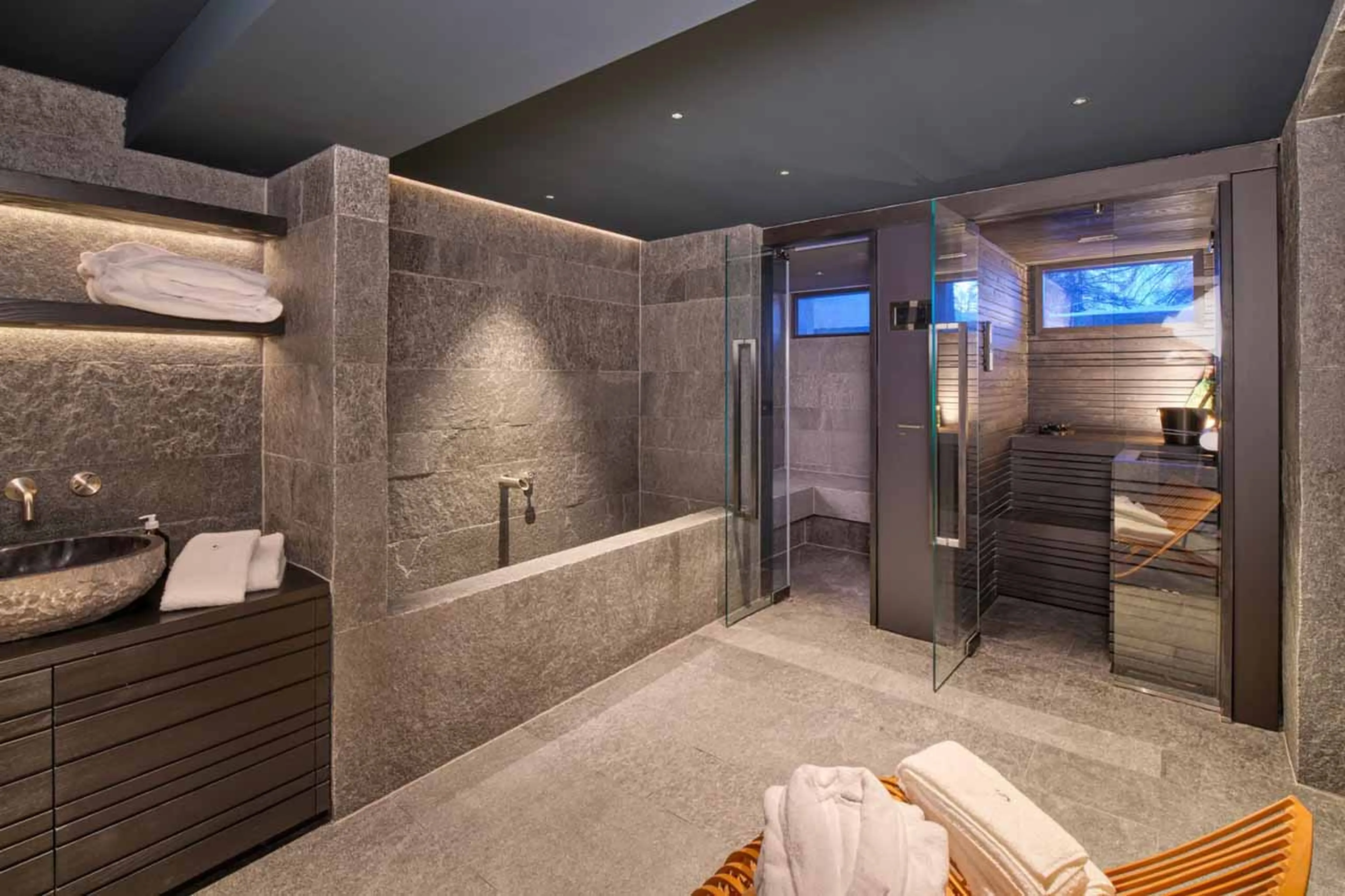 Spa area at Chesa Bellaria in St Moritz