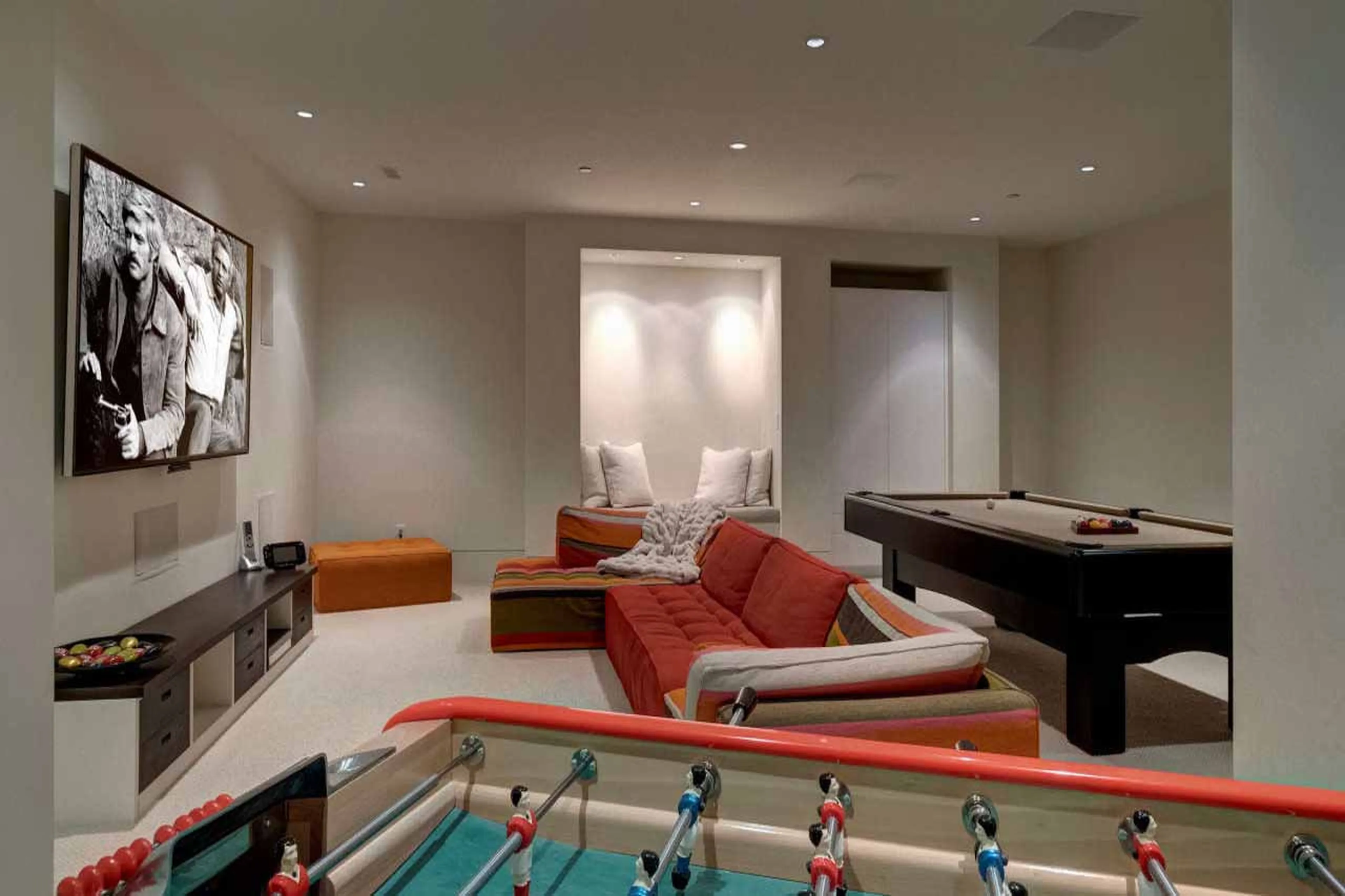 Games room at Belmont Estate in Whistler